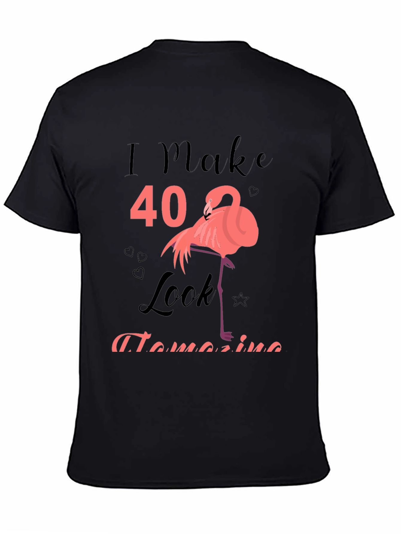 Funny 40th Birthday Flamingo T-Shirt