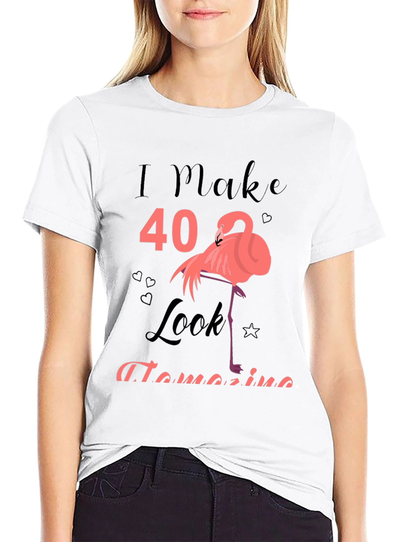 Funny 40th Birthday Flamingo T-Shirt