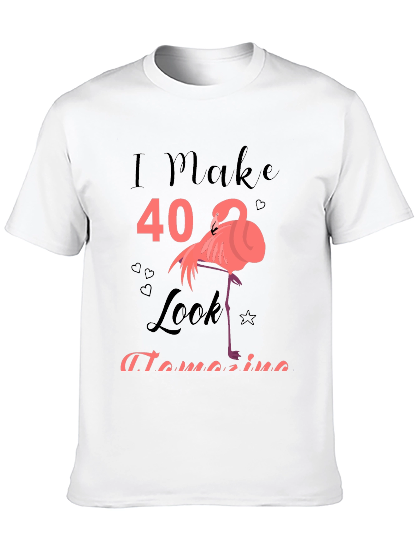 Funny 40th Birthday Flamingo T-Shirt