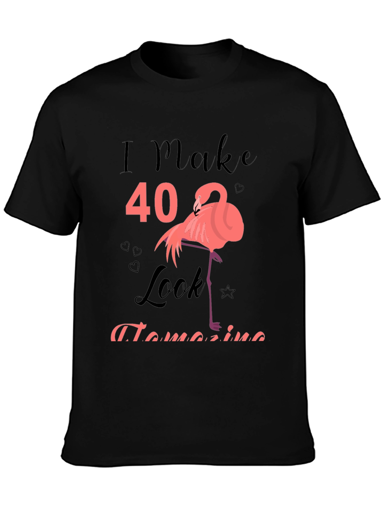 Funny 40th Birthday Flamingo T-Shirt