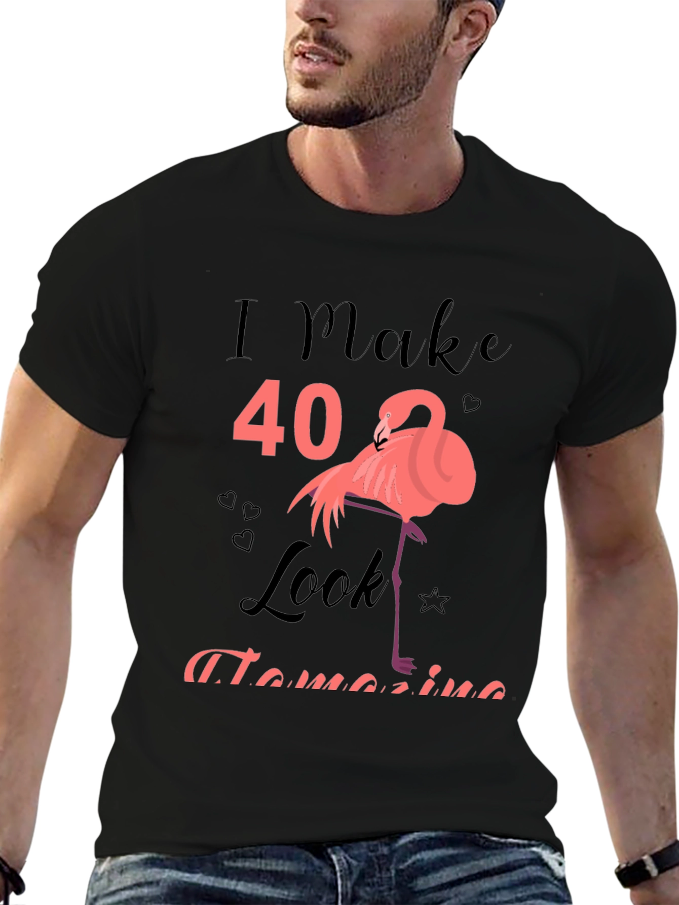 Funny 40th Birthday Flamingo T-Shirt