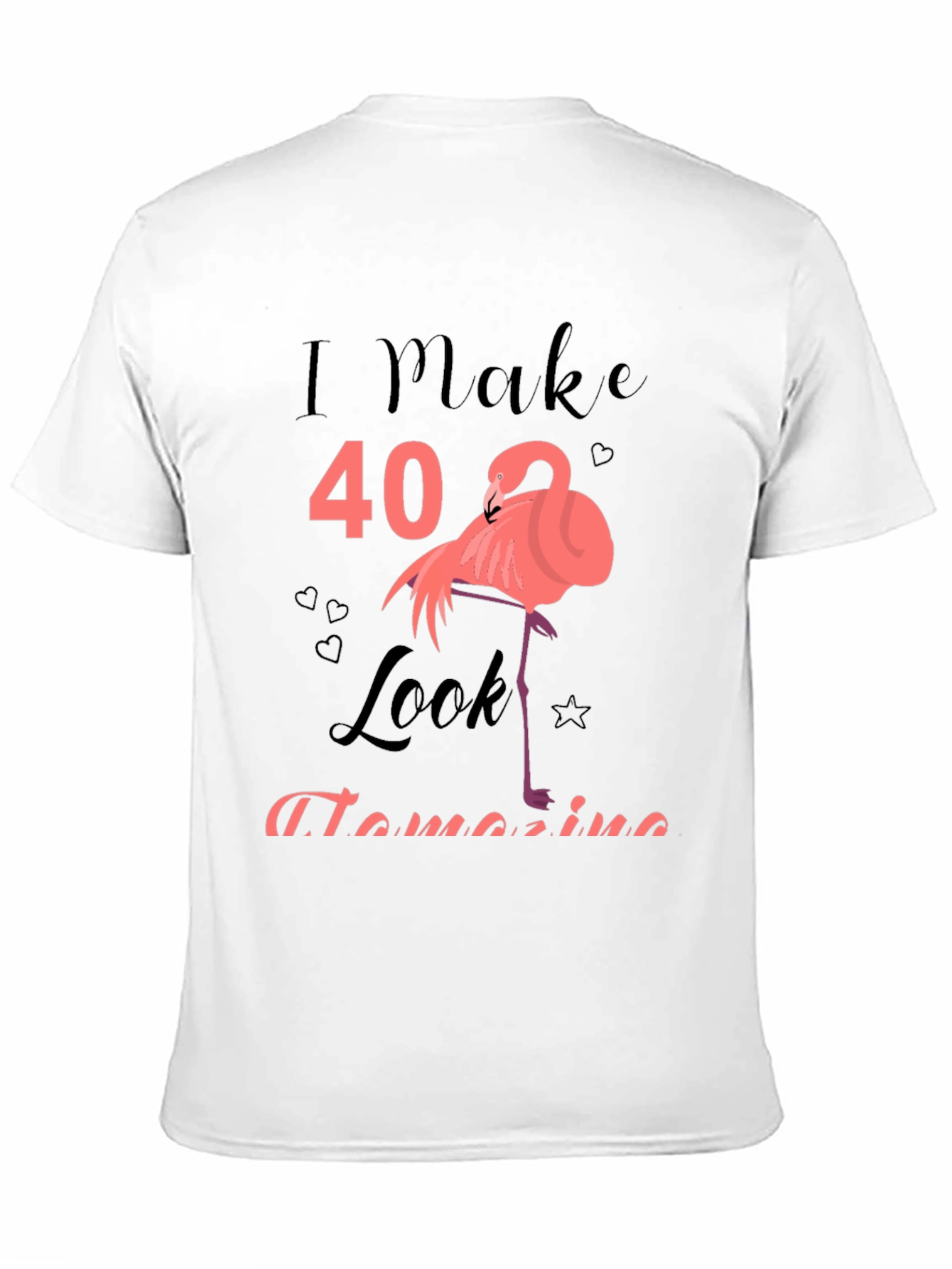 Funny 40th Birthday Flamingo T-Shirt