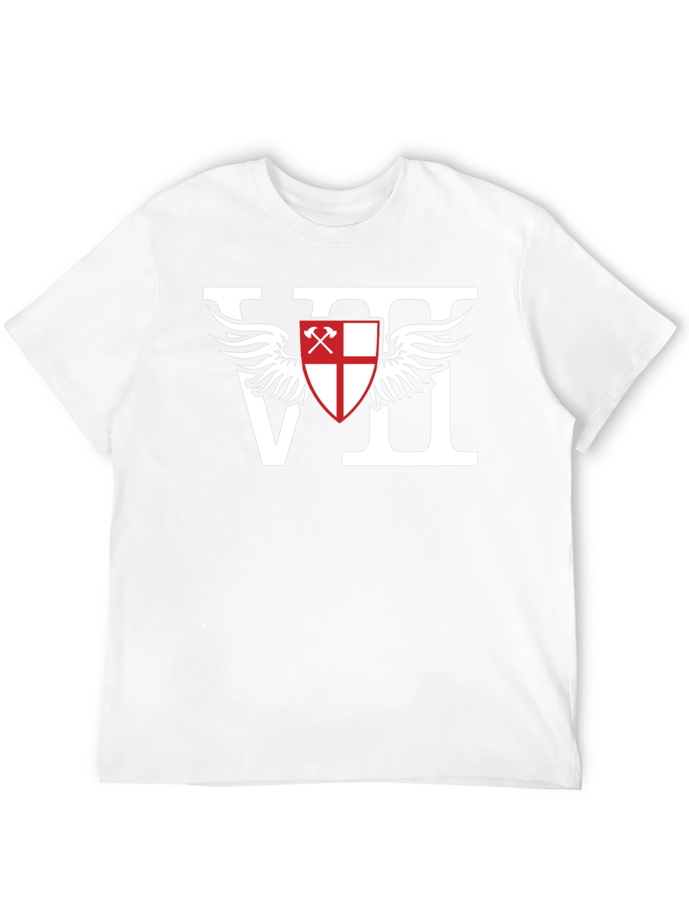 VII Shield Wings Graphic T-Shirt - Bold Design
