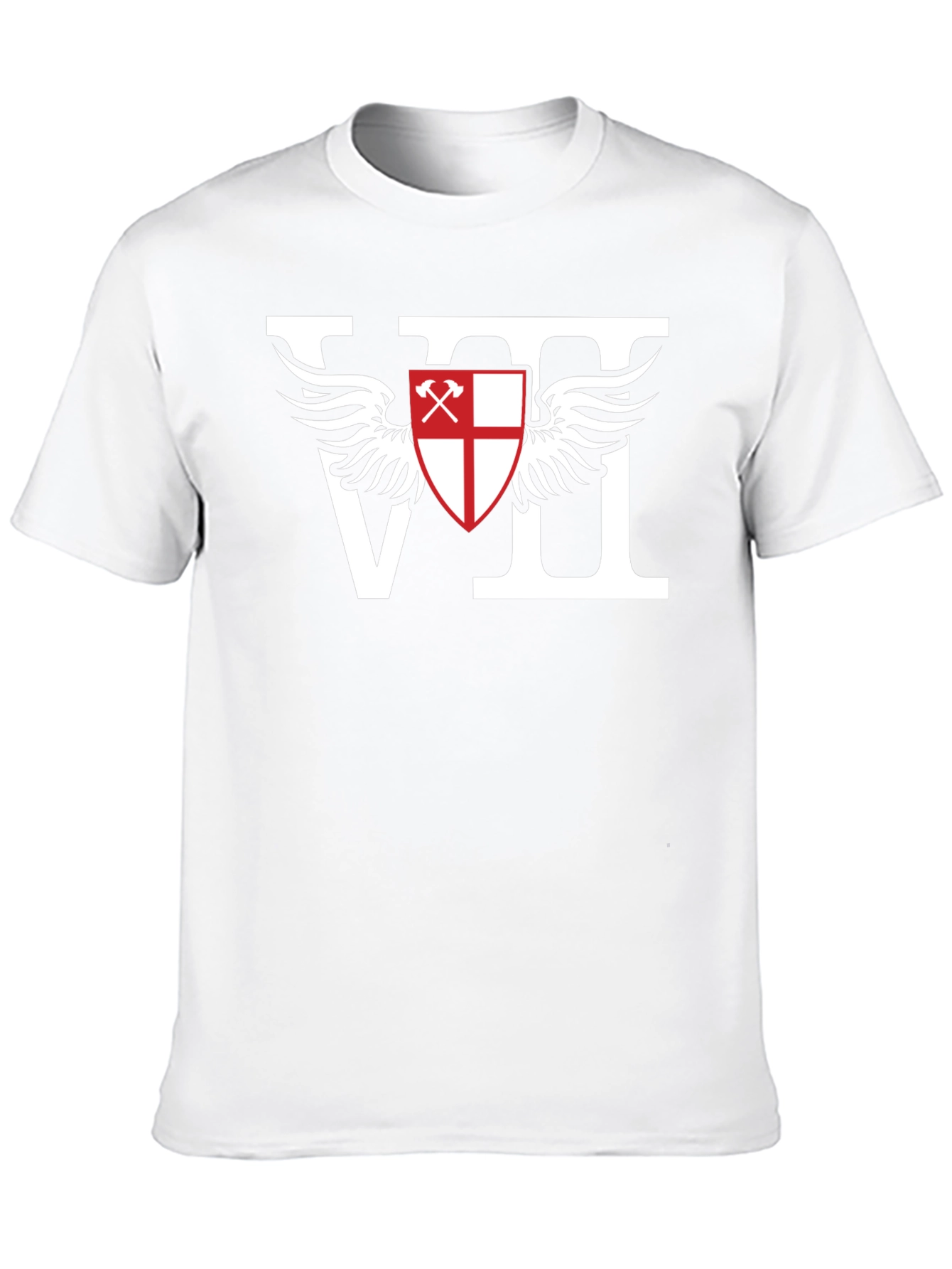 VII Shield Wings Graphic T-Shirt - Bold Design