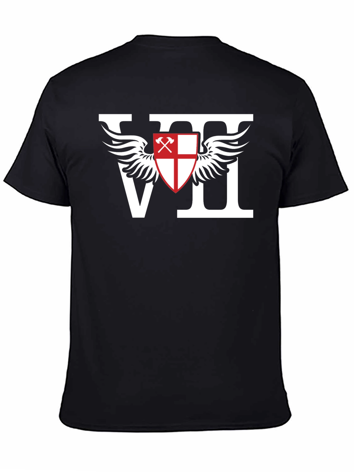VII Shield Wings Graphic T-Shirt - Bold Design