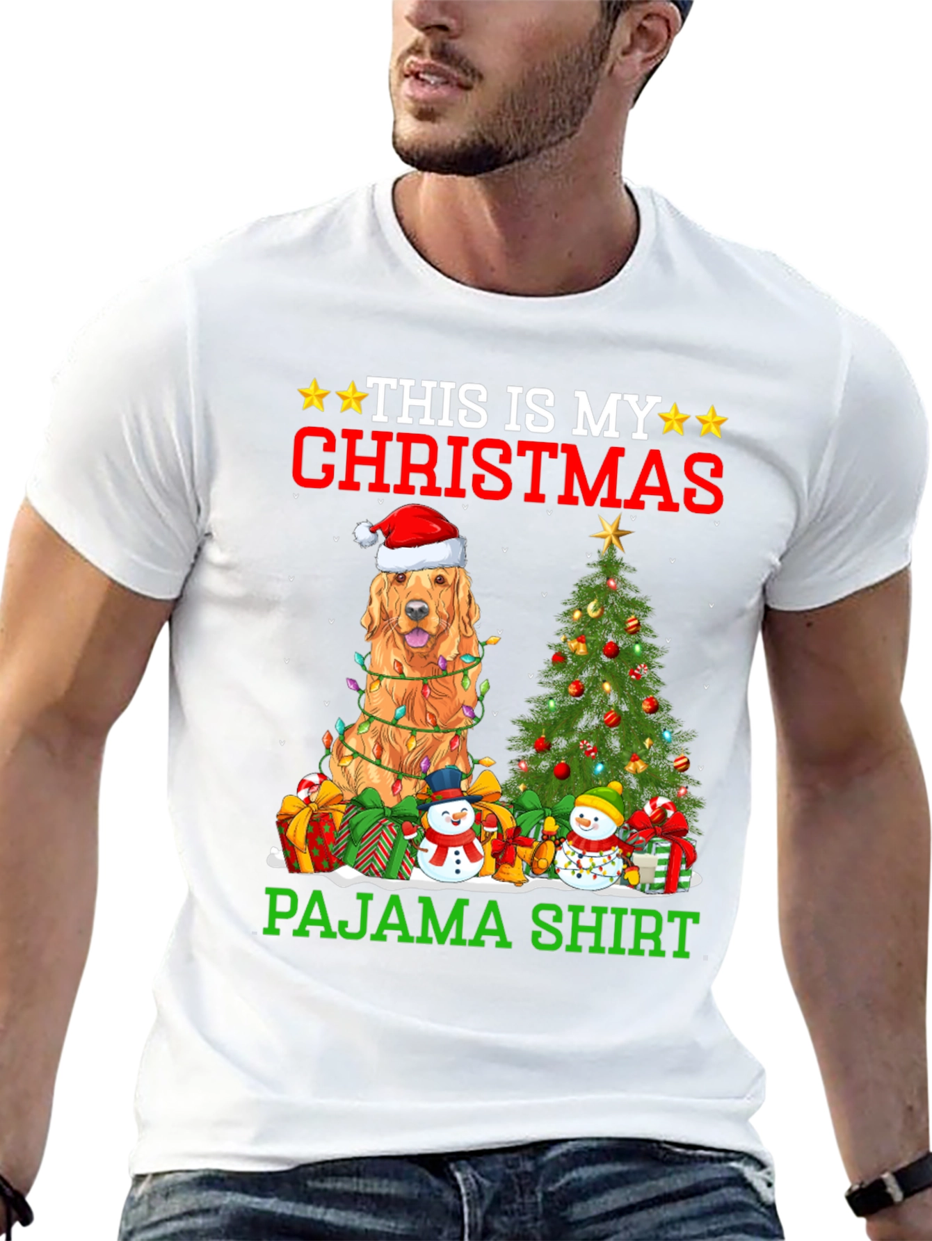 Dog Christmas Pajama Shirt