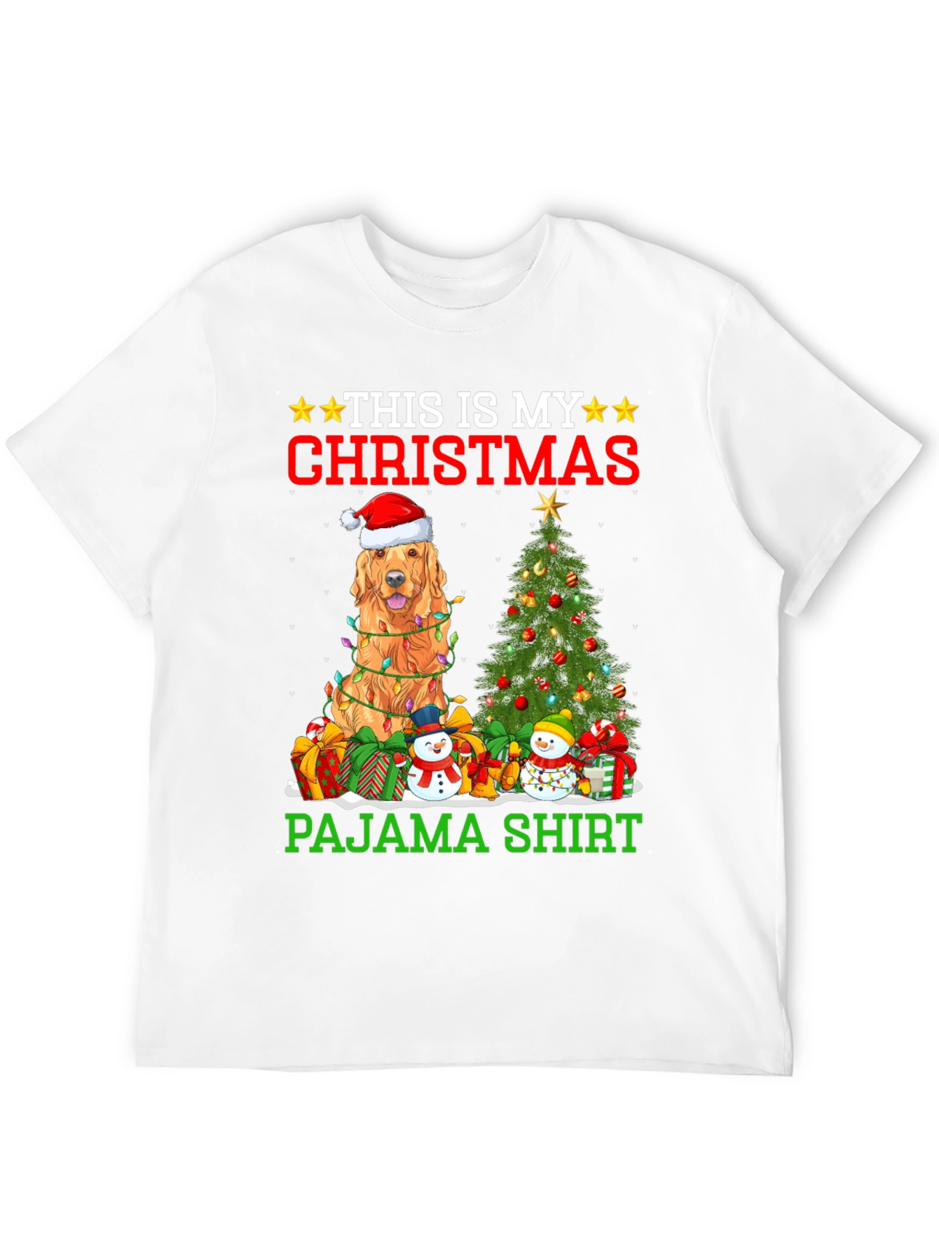 Dog Christmas Pajama Shirt