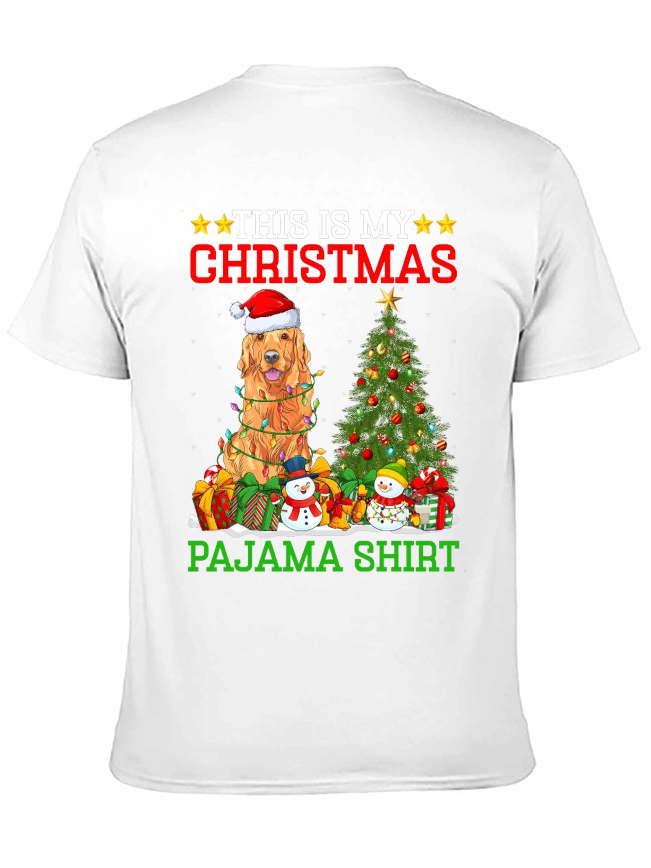 Dog Christmas Pajama Shirt