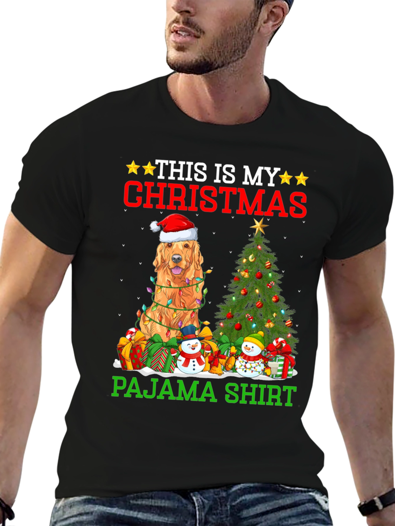 Dog Christmas Pajama Shirt