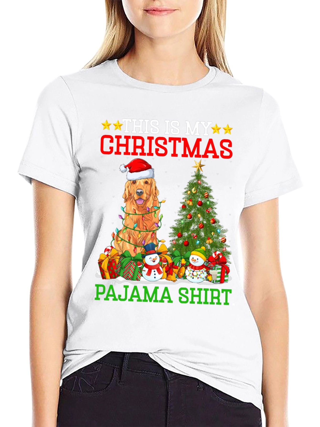 Dog Christmas Pajama Shirt
