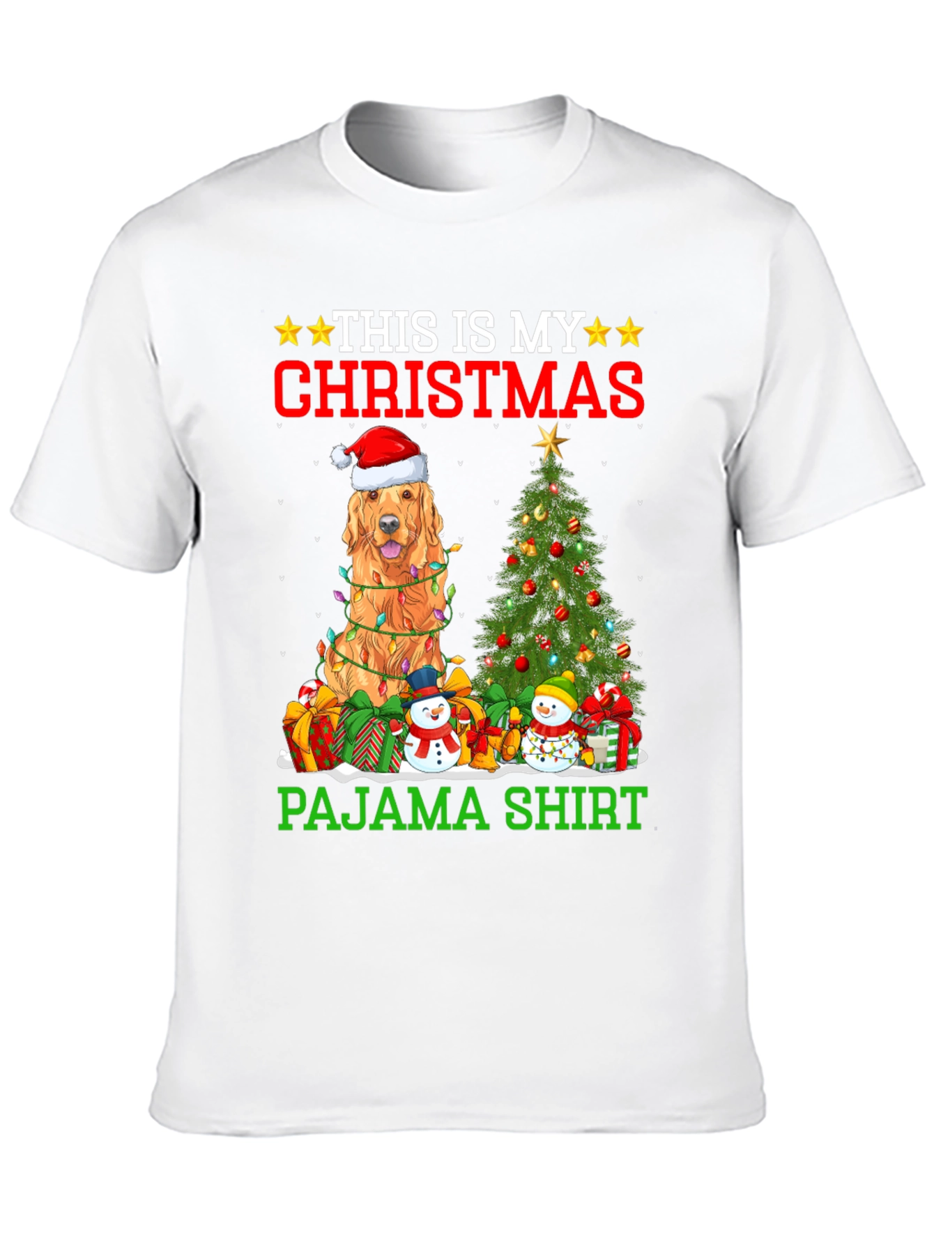 Dog Christmas Pajama Shirt