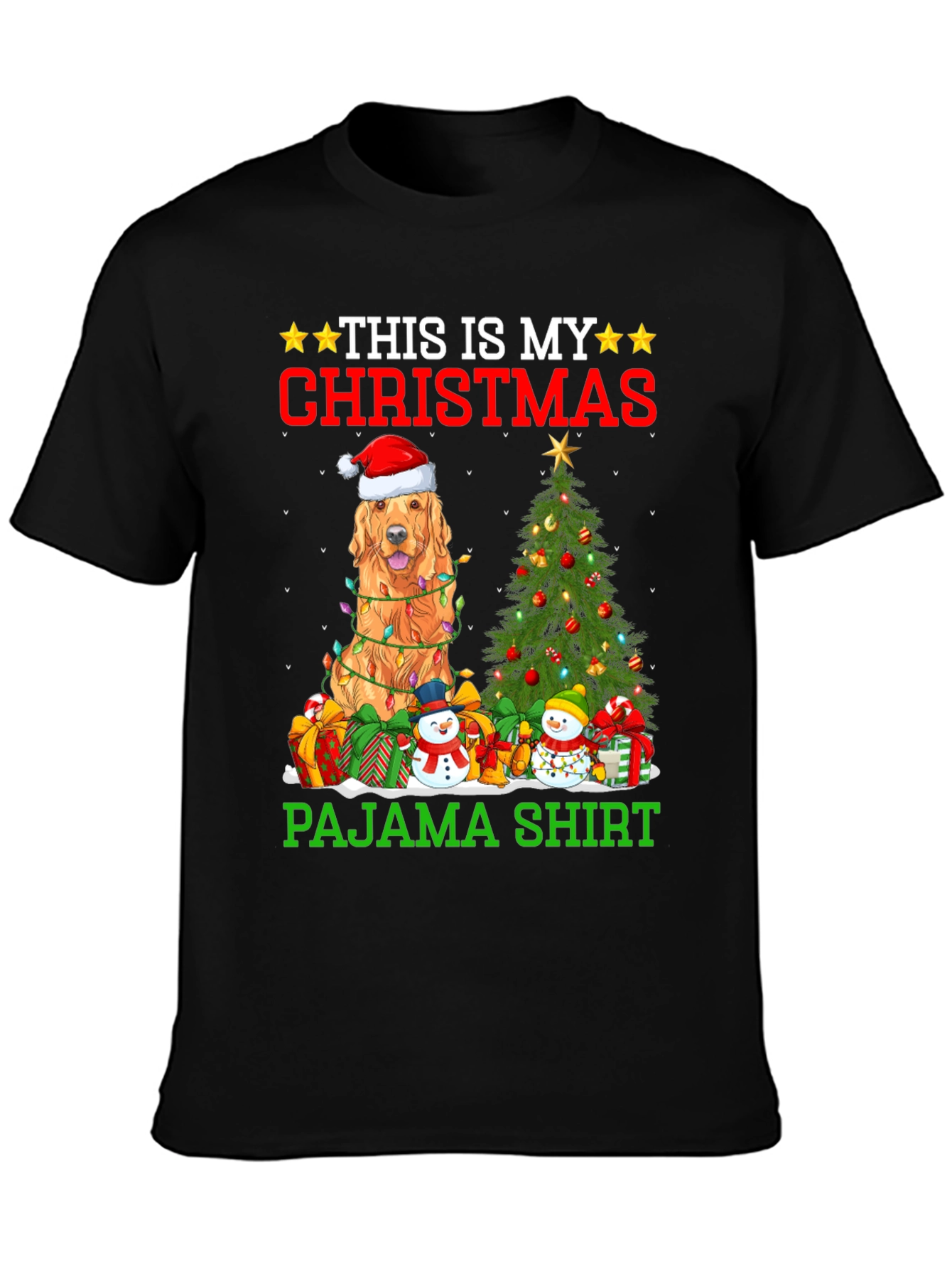 Dog Christmas Pajama Shirt