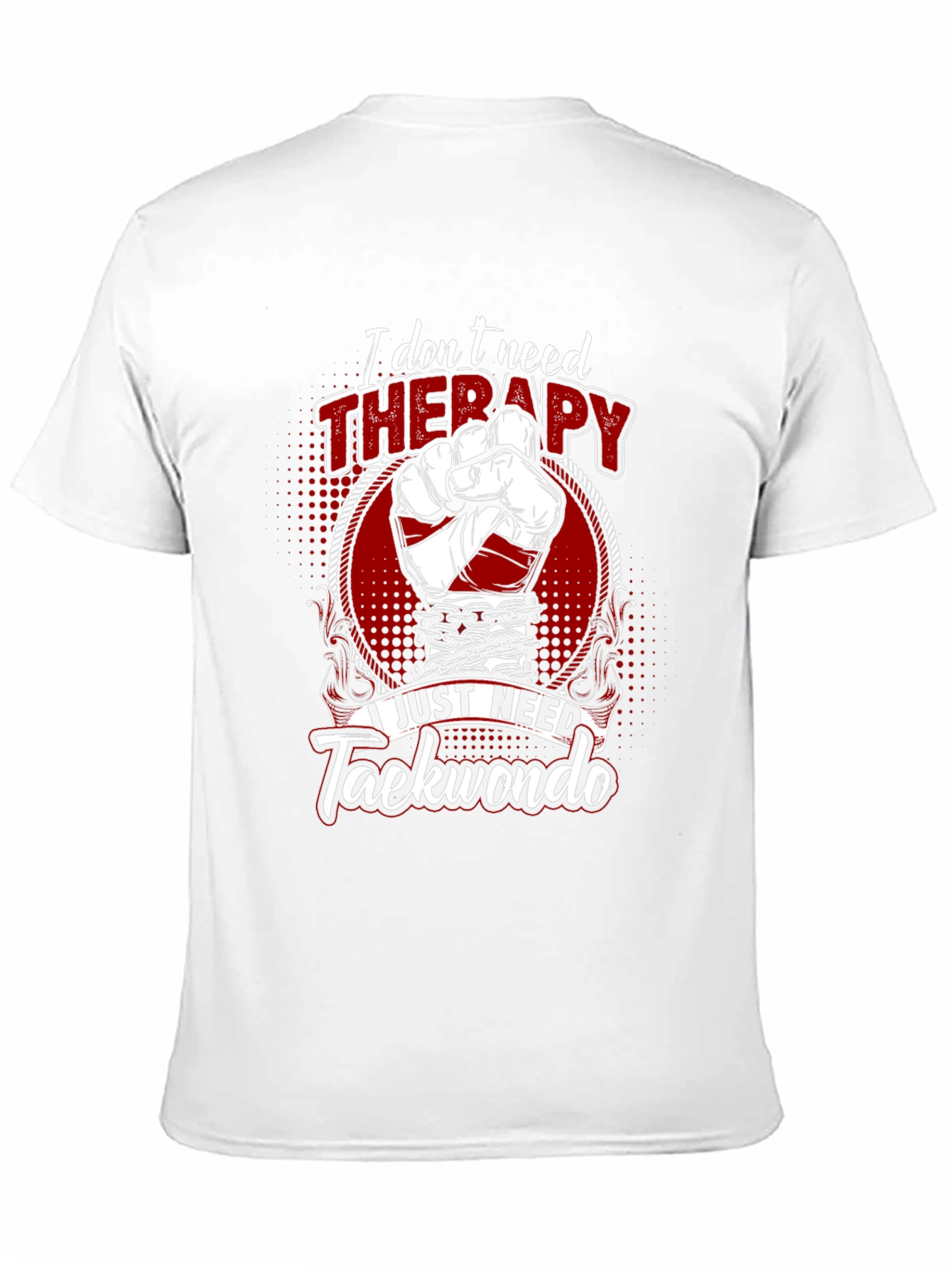 Taekwondo Therapy Graphic Tee - Martial Arts Shirt