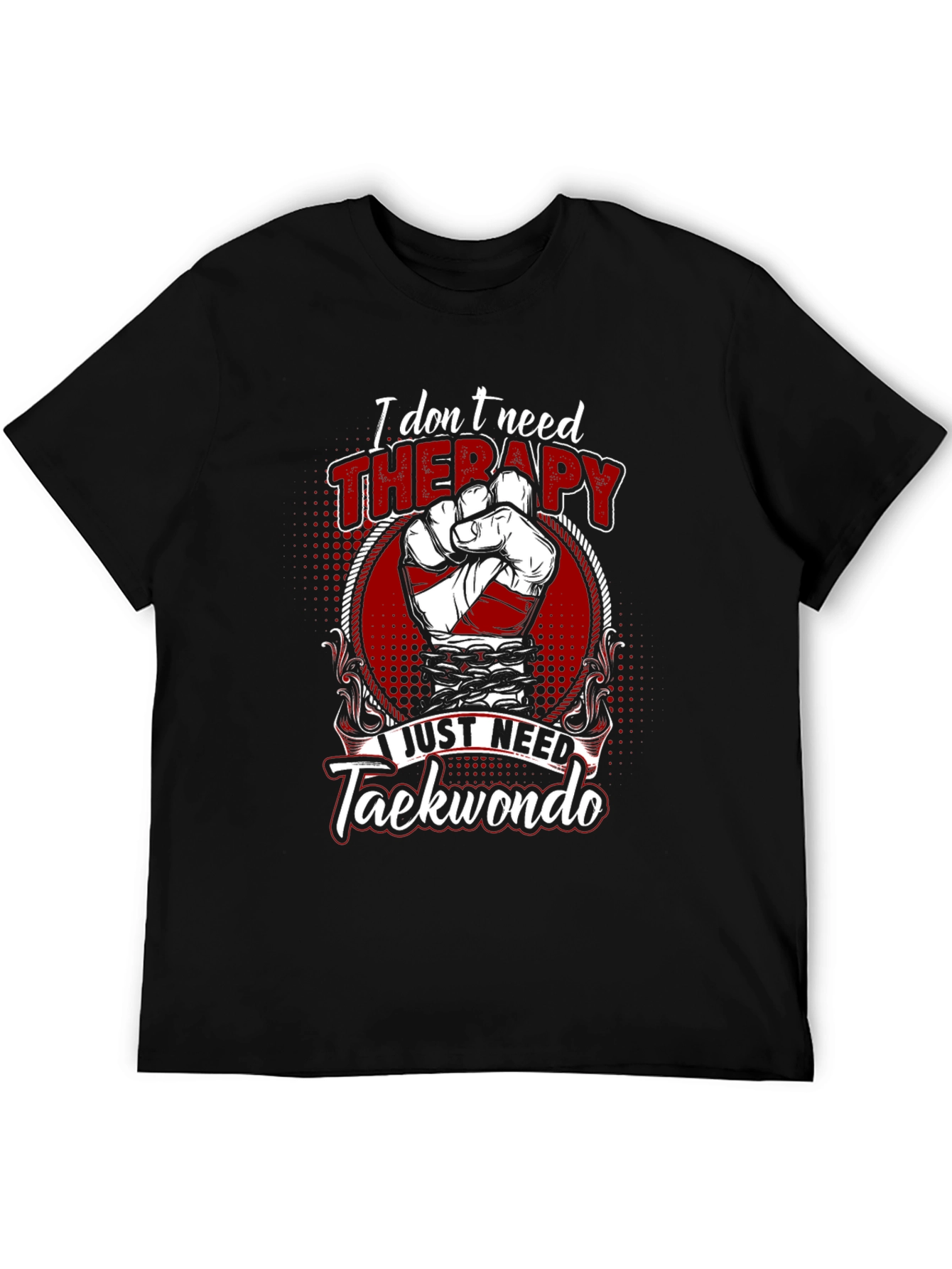 Taekwondo Therapy Graphic Tee - Martial Arts Shirt