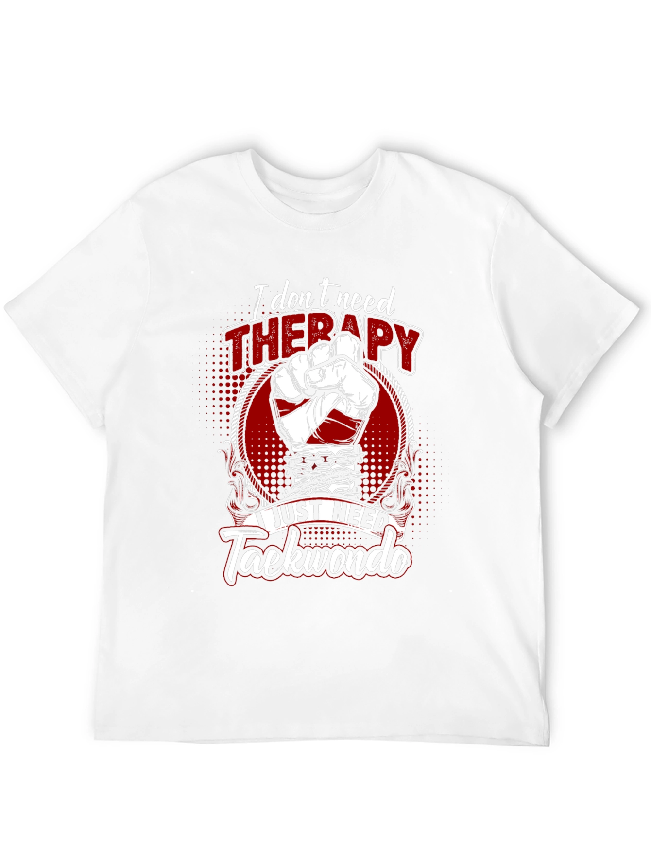 Taekwondo Therapy Graphic Tee - Martial Arts Shirt