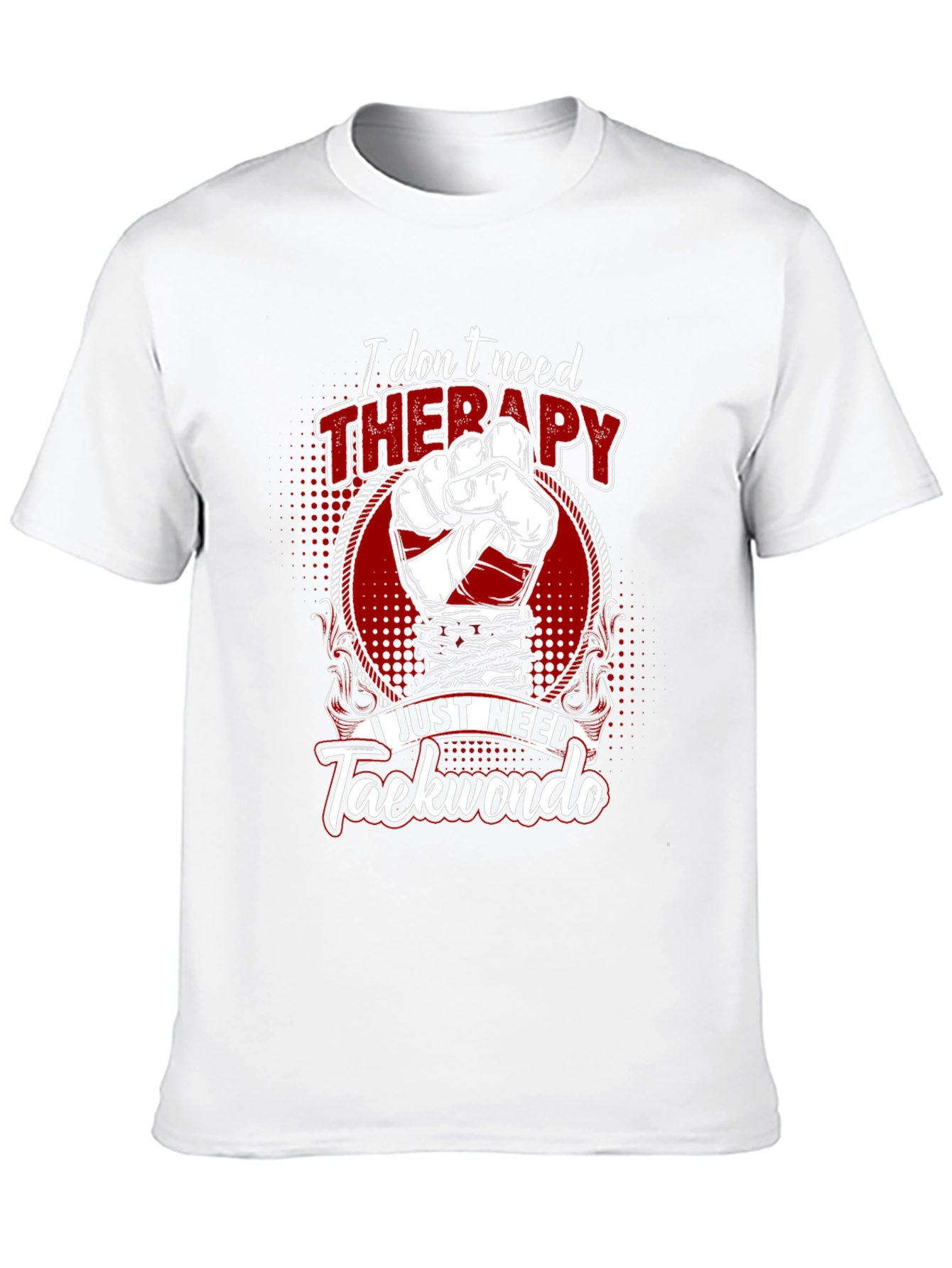 Taekwondo Therapy Graphic Tee - Martial Arts Shirt
