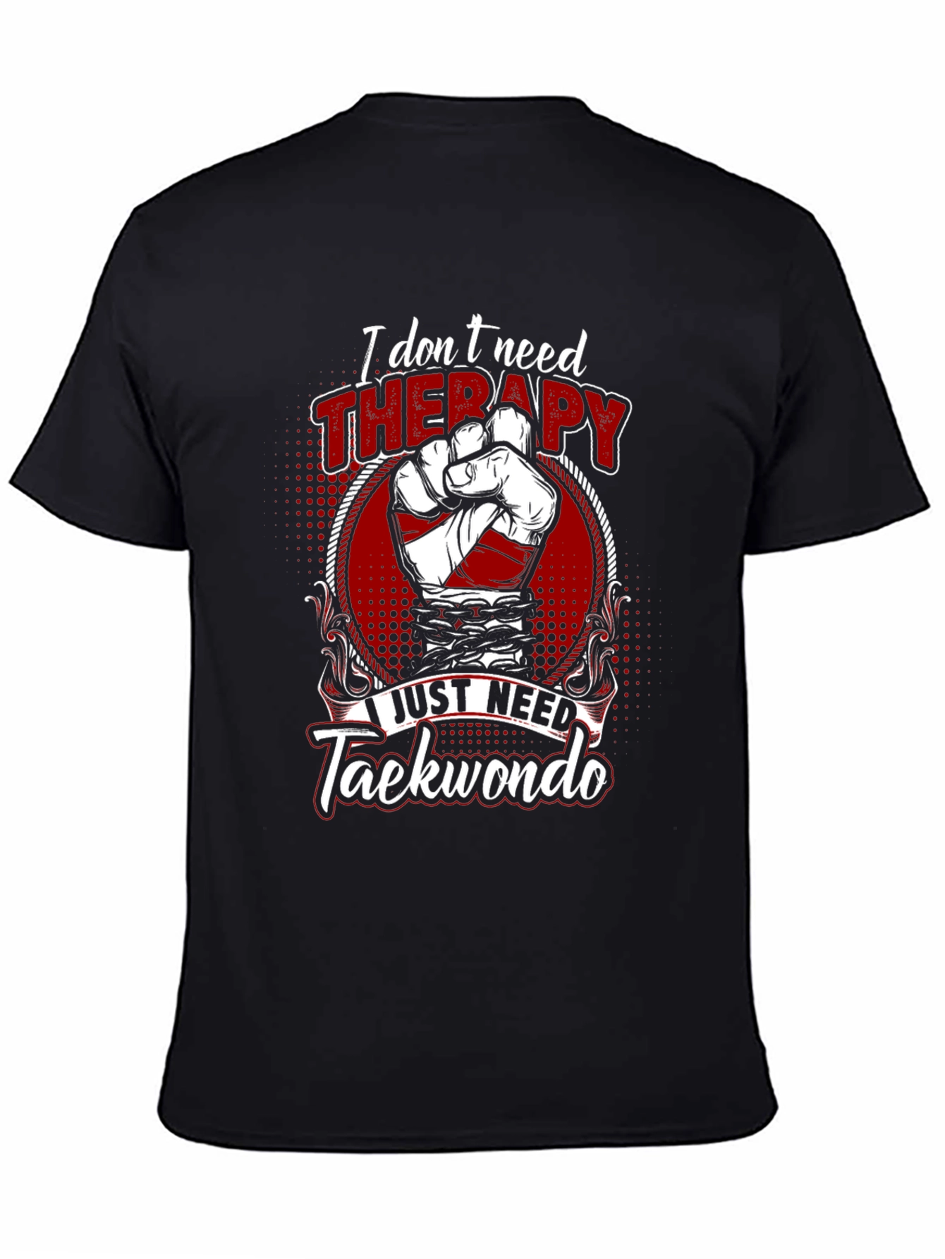 Taekwondo Therapy Graphic Tee - Martial Arts Shirt