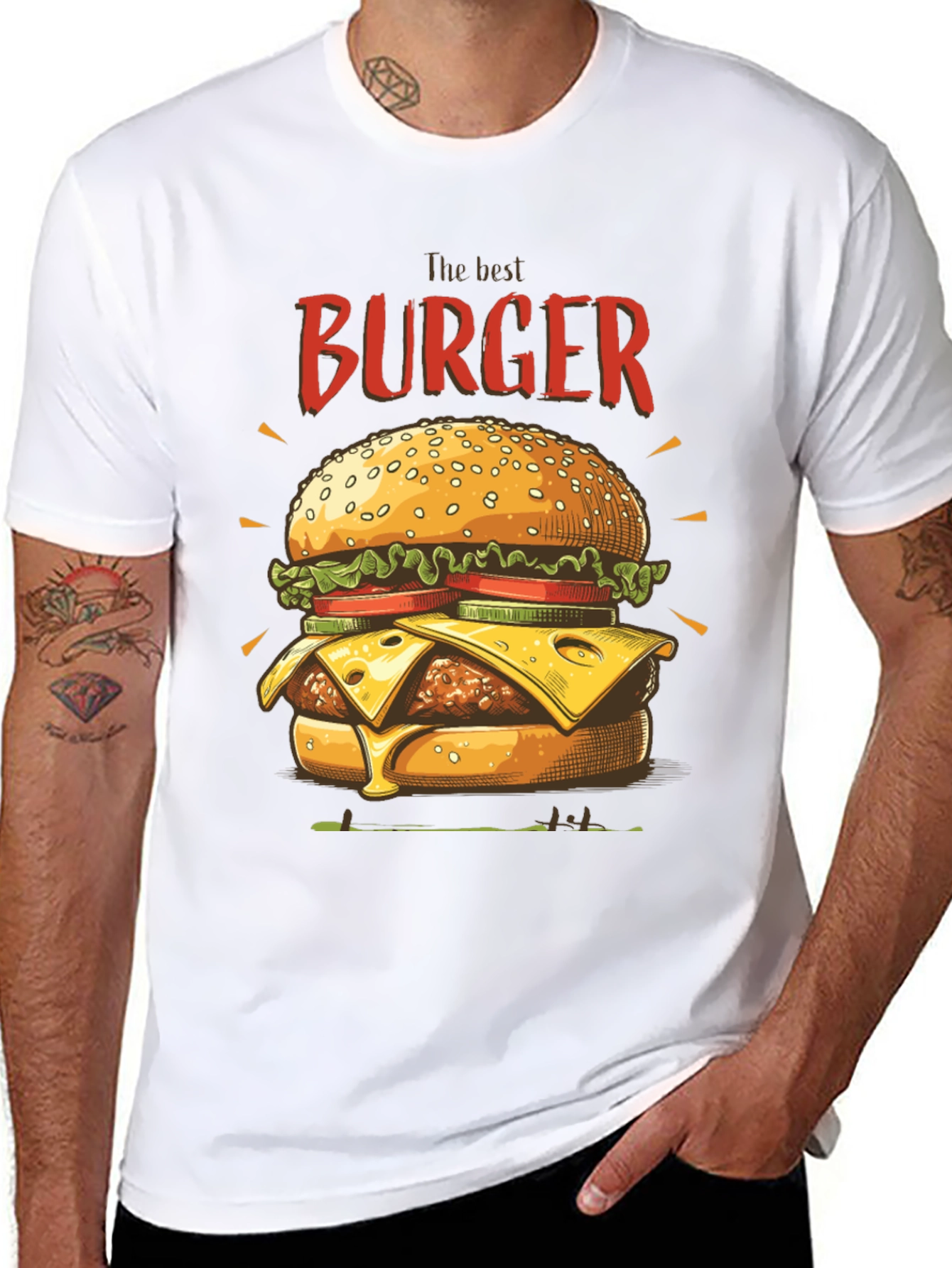 Burger Graphic T-Shirt - The Best Burger Tee