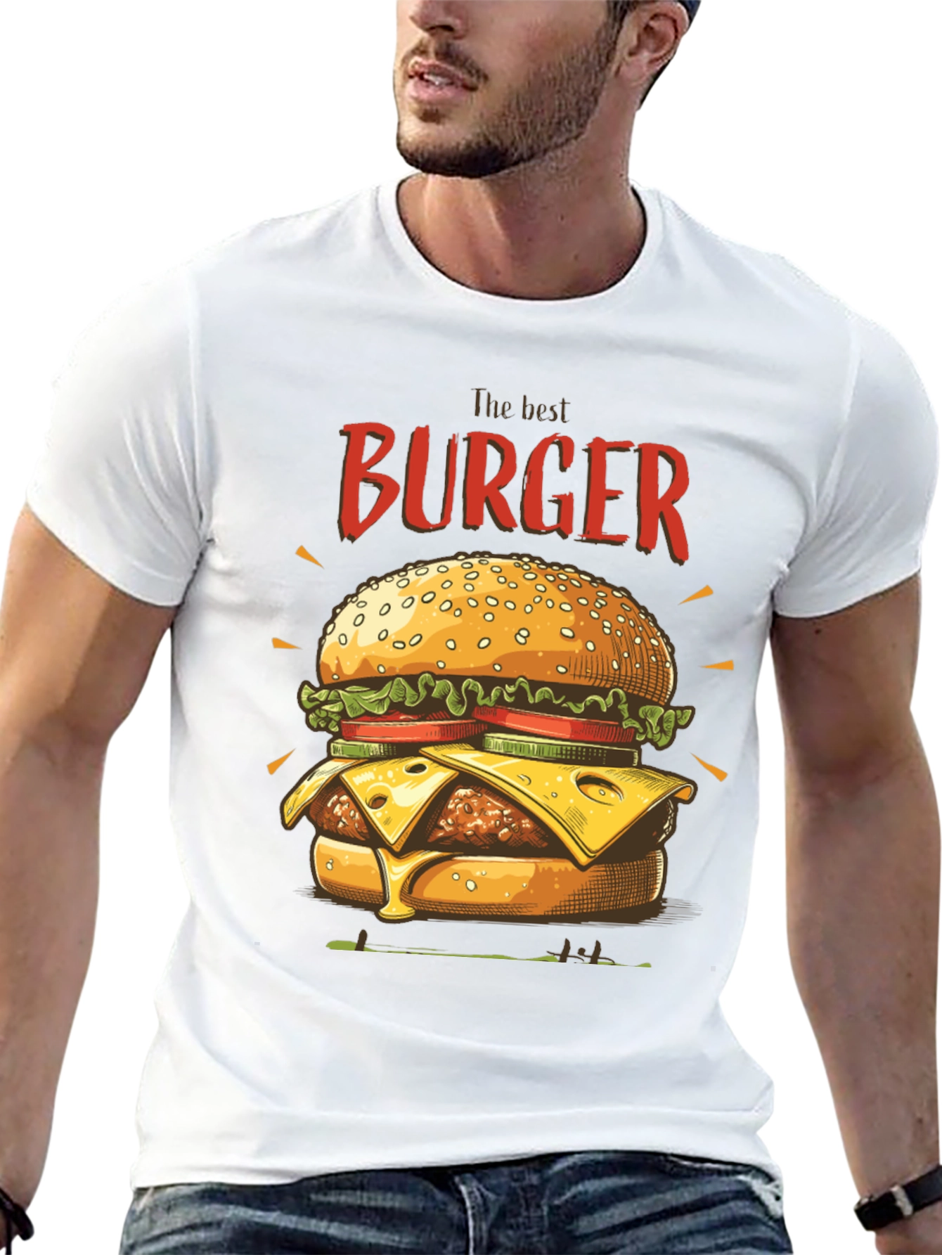 Burger Graphic T-Shirt - The Best Burger Tee