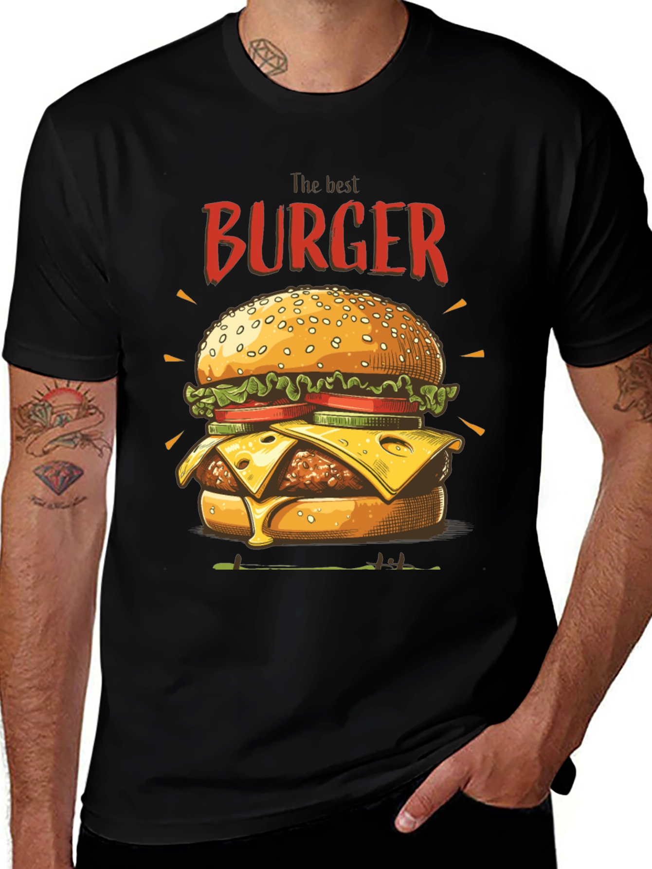 Burger Graphic T-Shirt - The Best Burger Tee