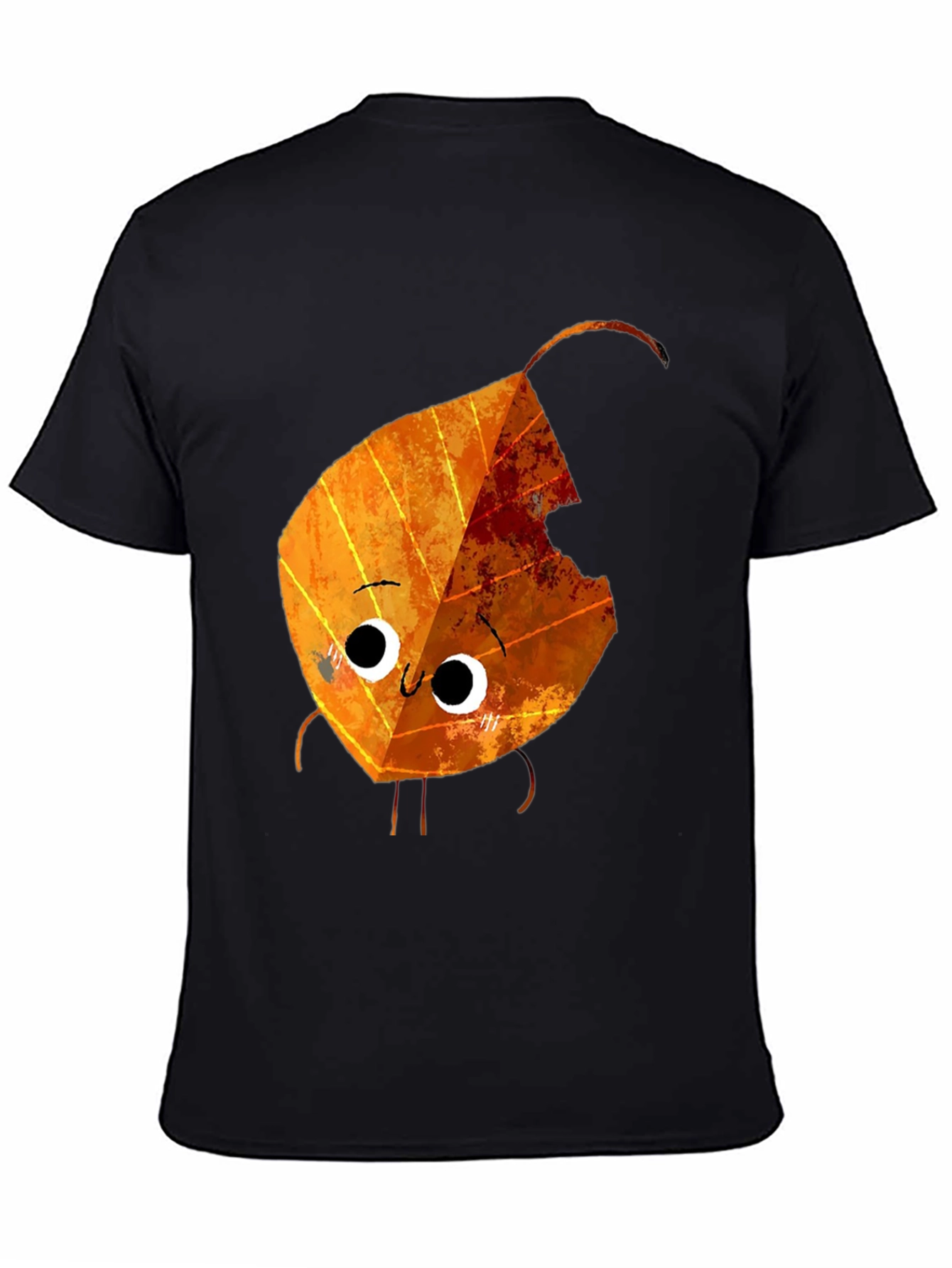 Cartoon Autumn Leaf Graphic Tee
