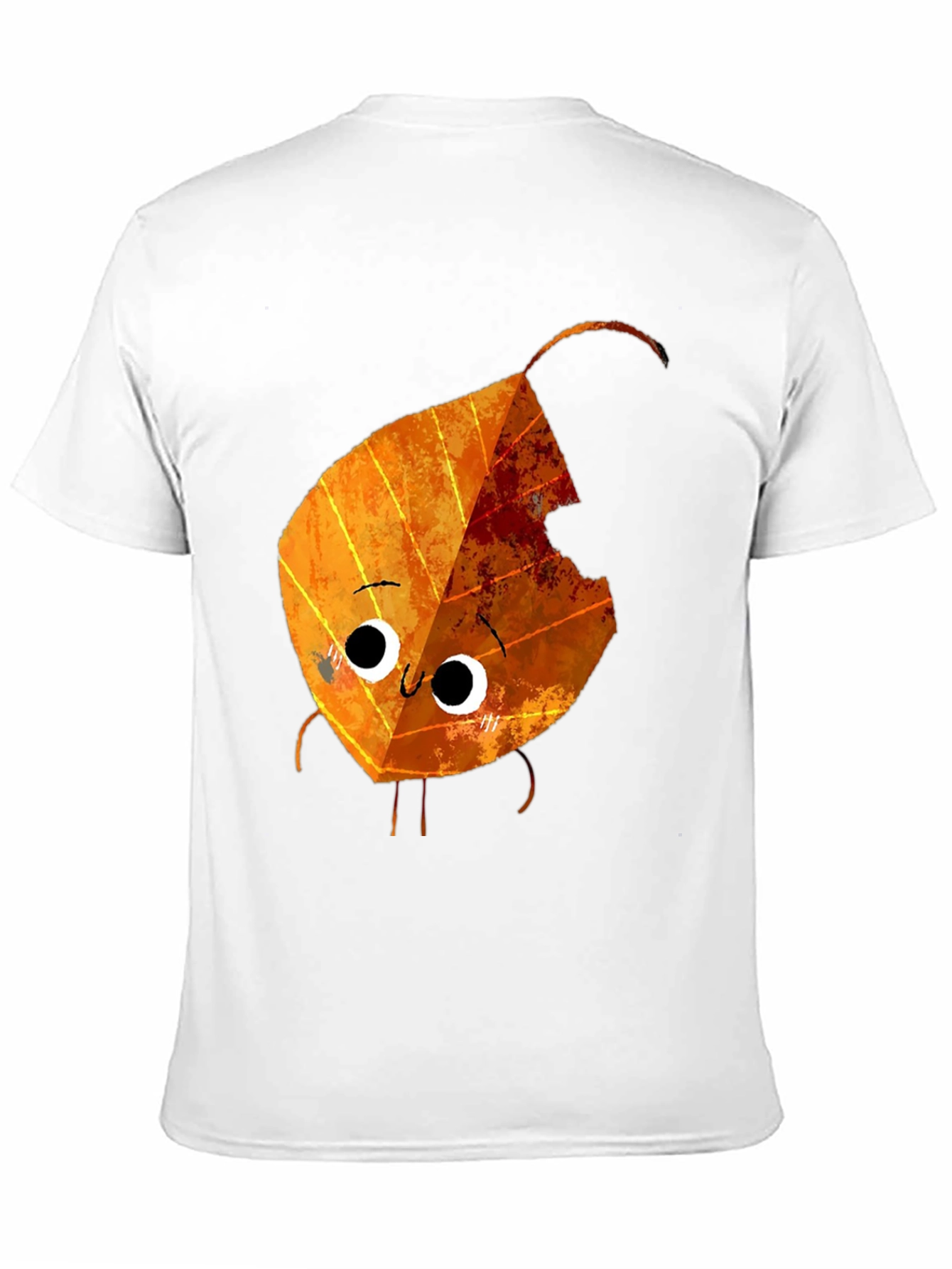 Cartoon Autumn Leaf Graphic Tee