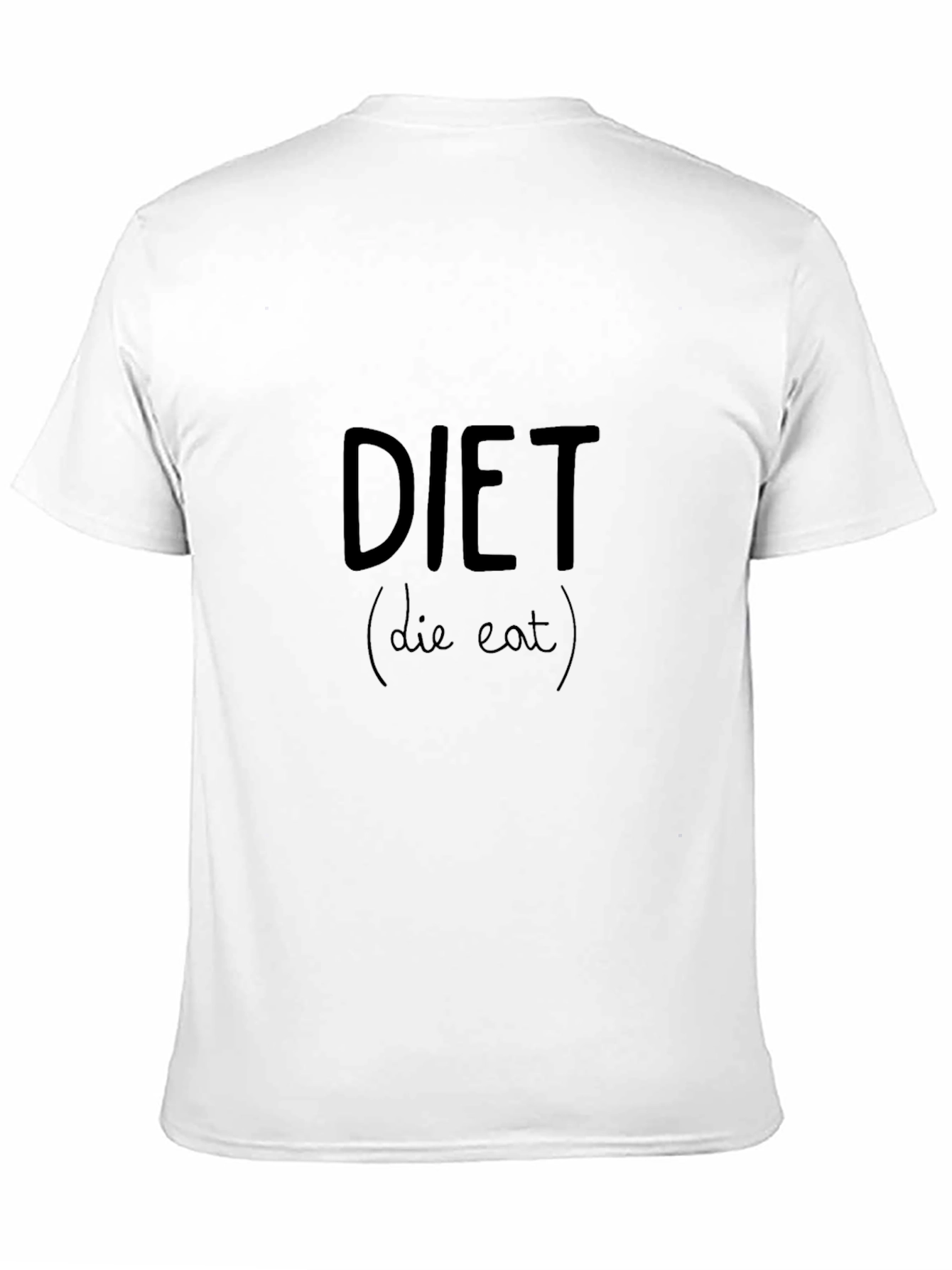 Diet (Die Eat) Graphic Tee - Black