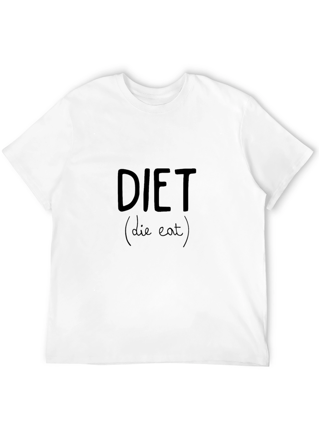 Diet (Die Eat) Graphic Tee - Black