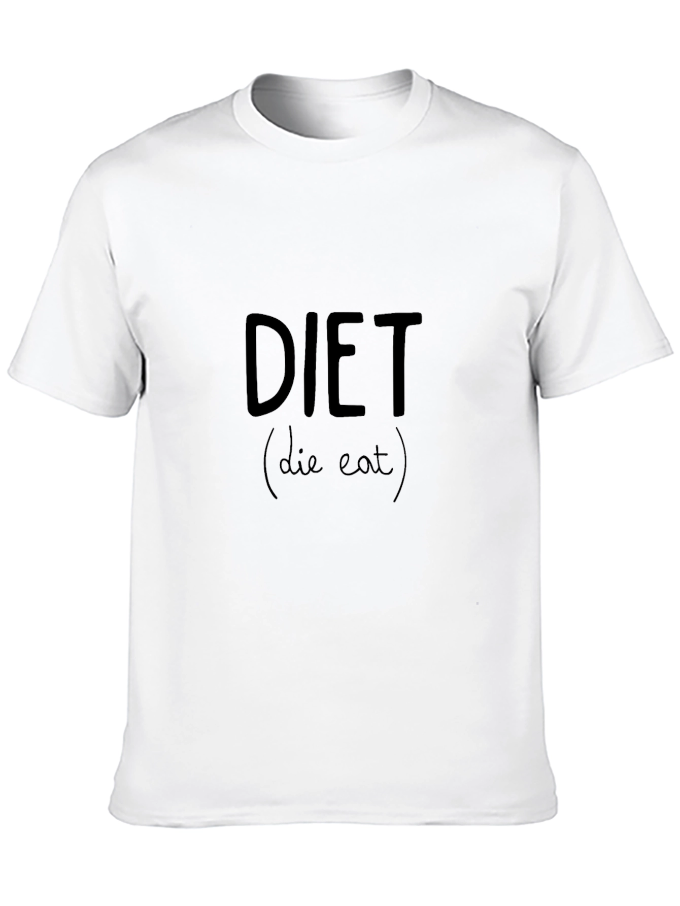 Diet (Die Eat) Graphic Tee - Black