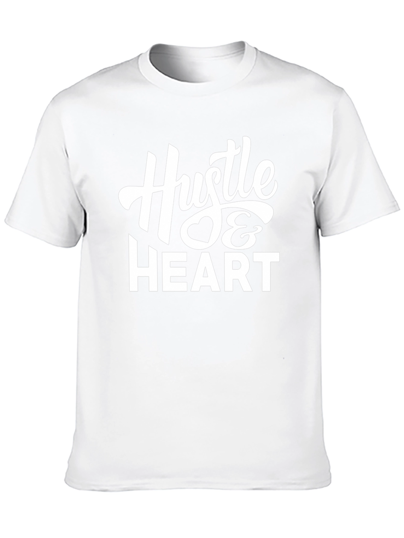 Hustle & Heart Graphic Tee - Motivational T-Shirt