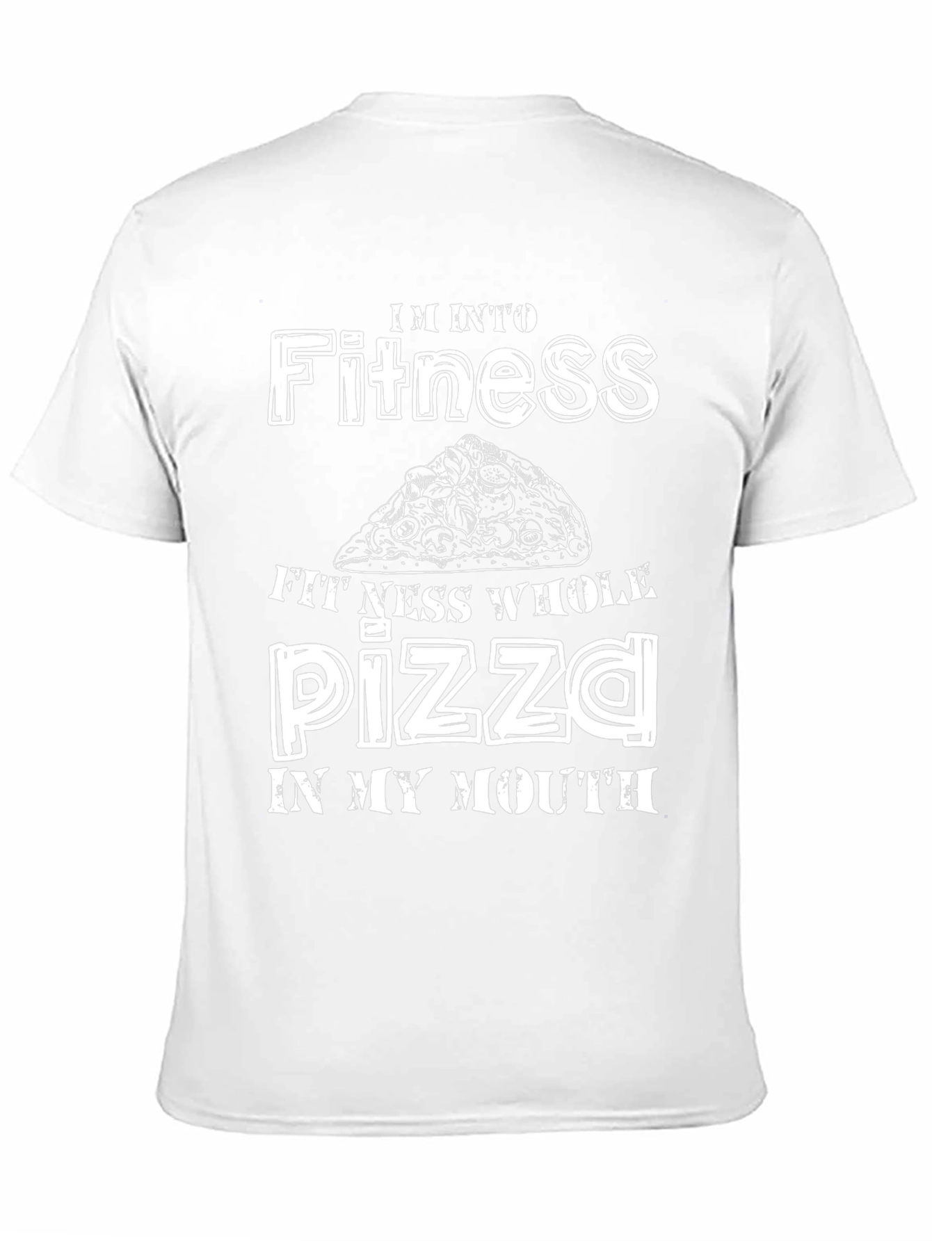 Fitness Whole Pizza Funny T-Shirt