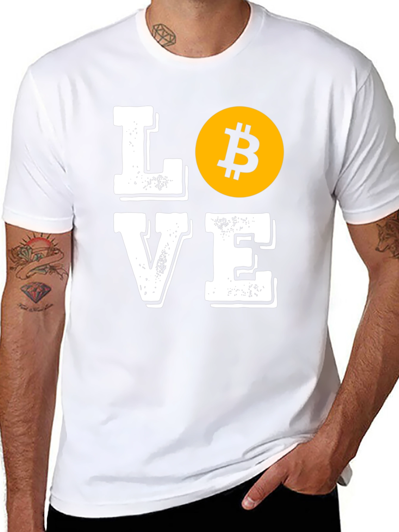 Bitcoin LOVE T-Shirt - Crypto Currency Fashion