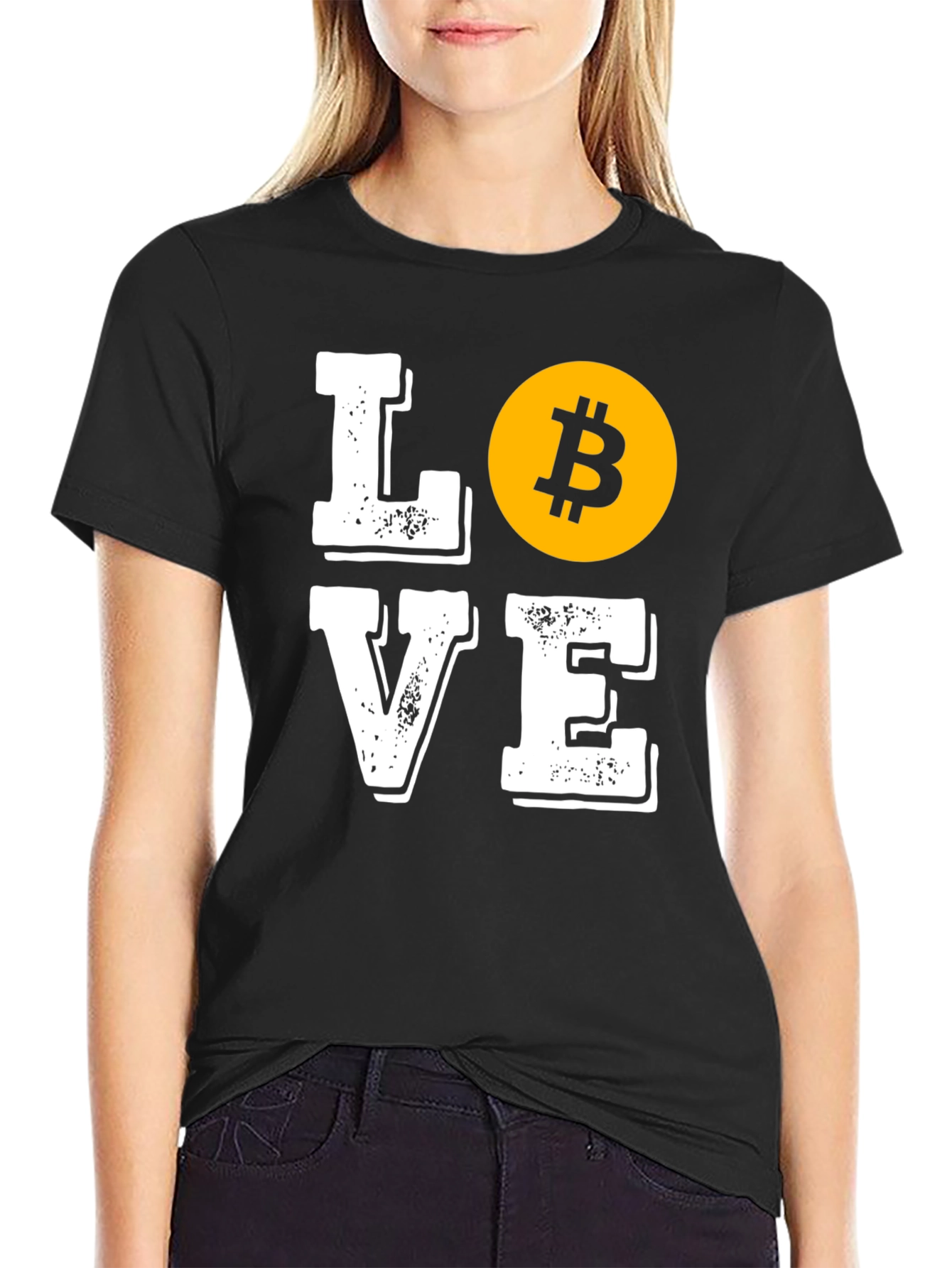 Bitcoin LOVE T-Shirt - Crypto Currency Fashion