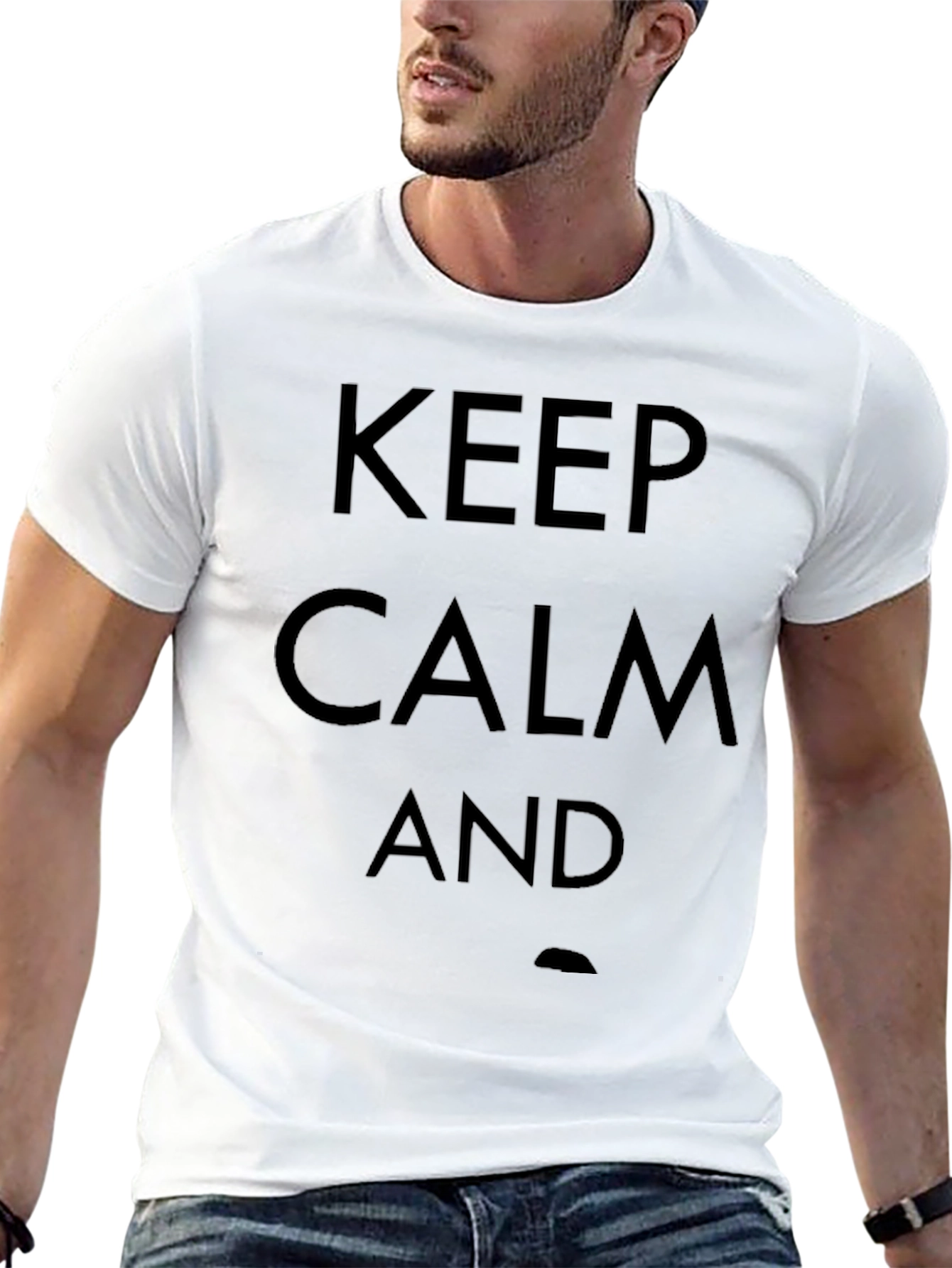 Keep Calm T-Shirt - Stylish Graphic Tee