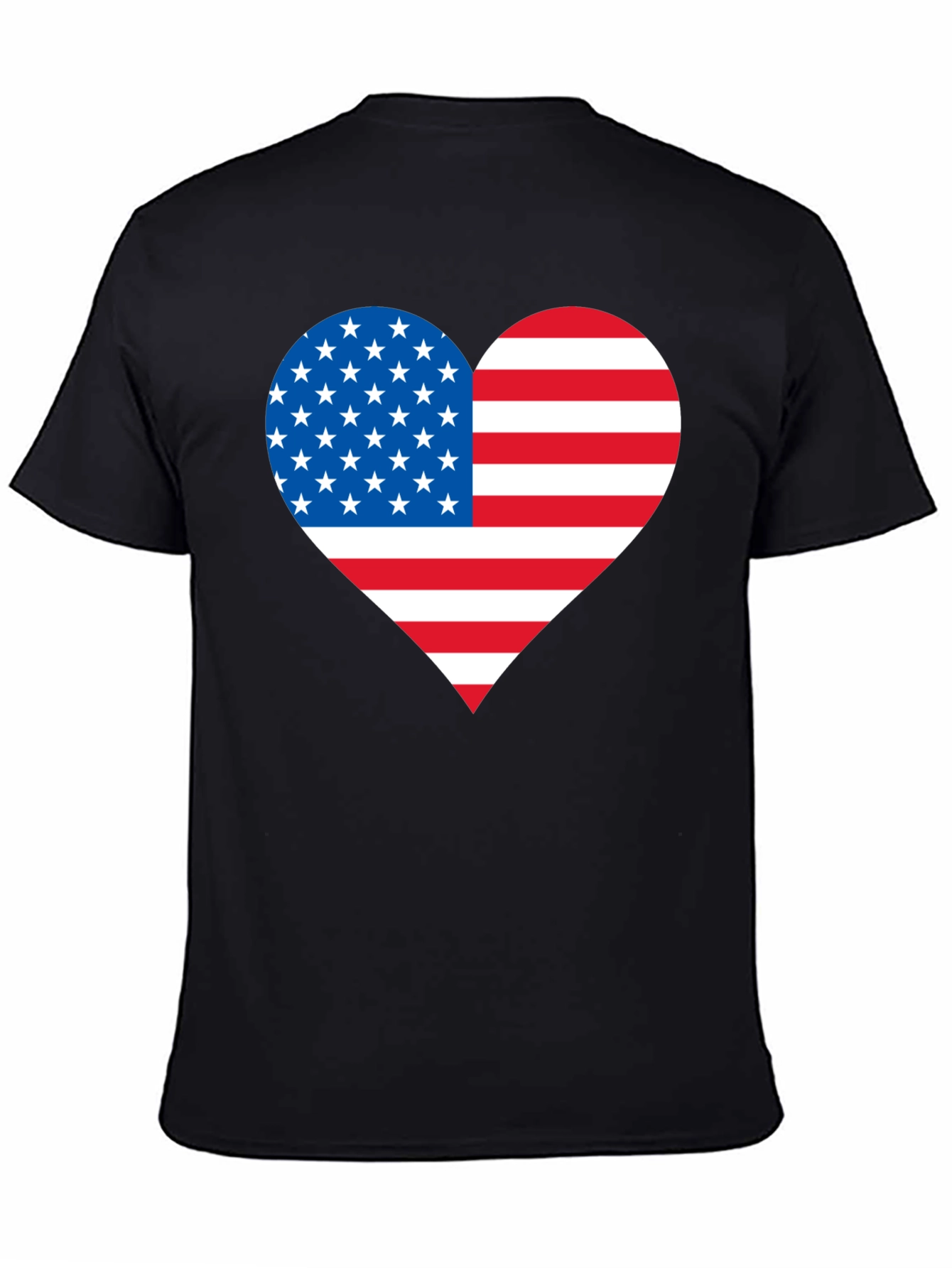 Patriotic Heart Flag T-Shirt