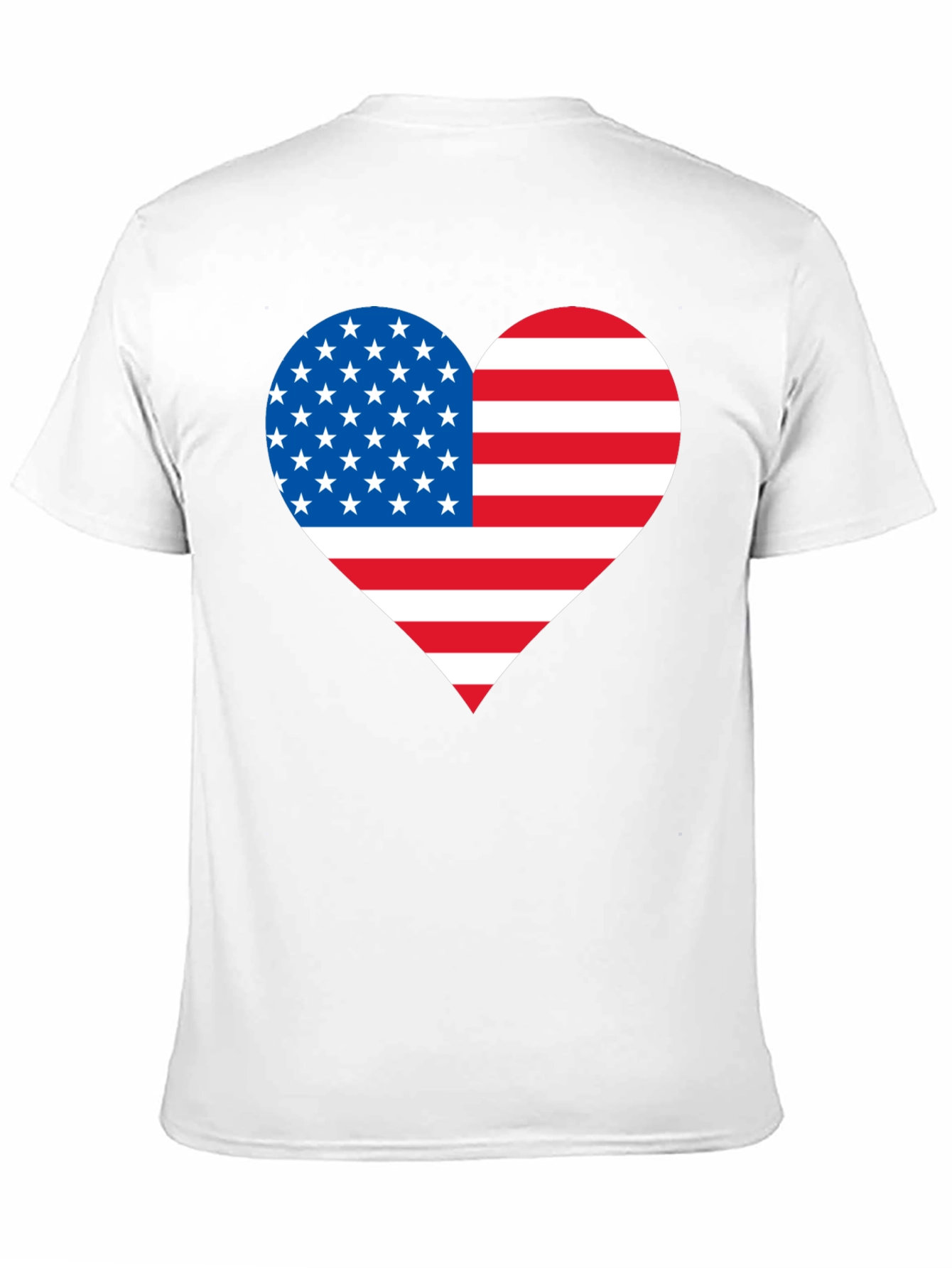 Patriotic Heart Flag T-Shirt