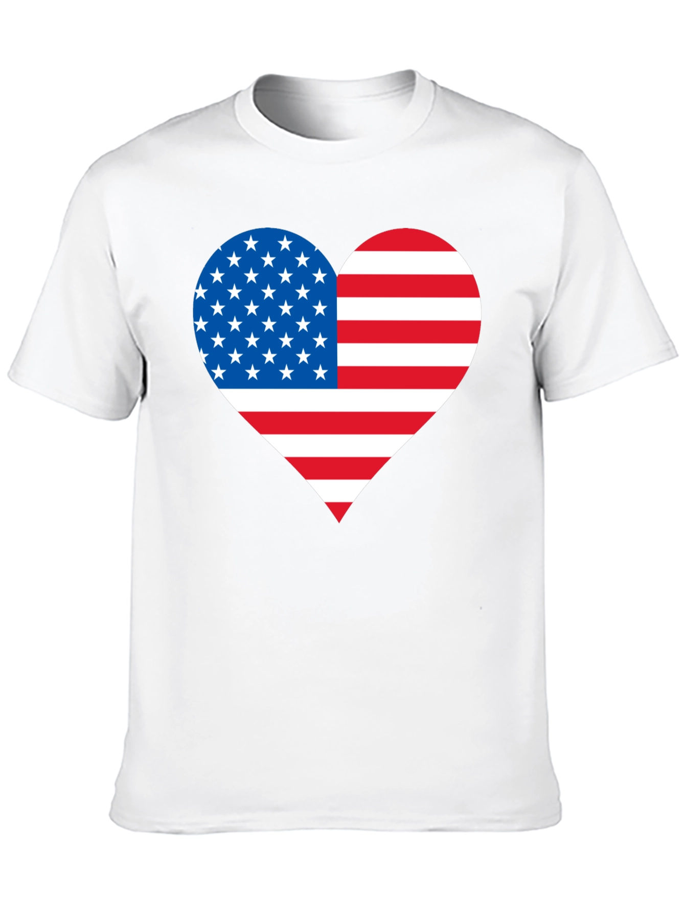 Patriotic Heart Flag T-Shirt