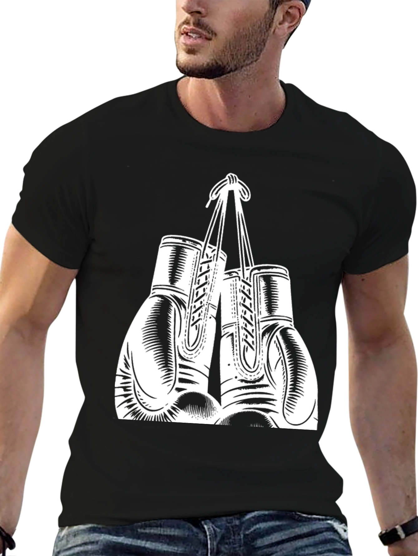 Boxing Gloves T-Shirt - Retro Graphic Tee