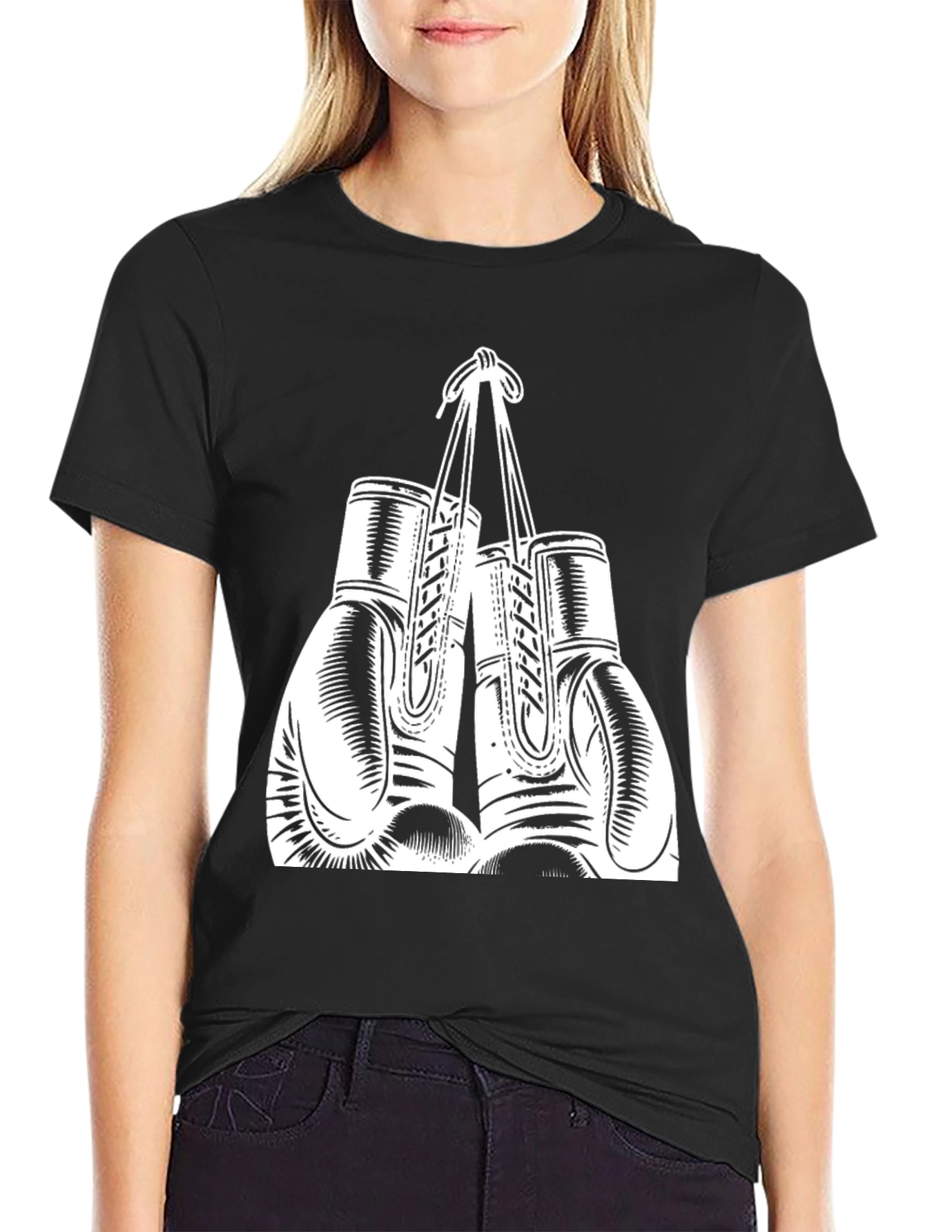 Boxing Gloves T-Shirt - Retro Graphic Tee
