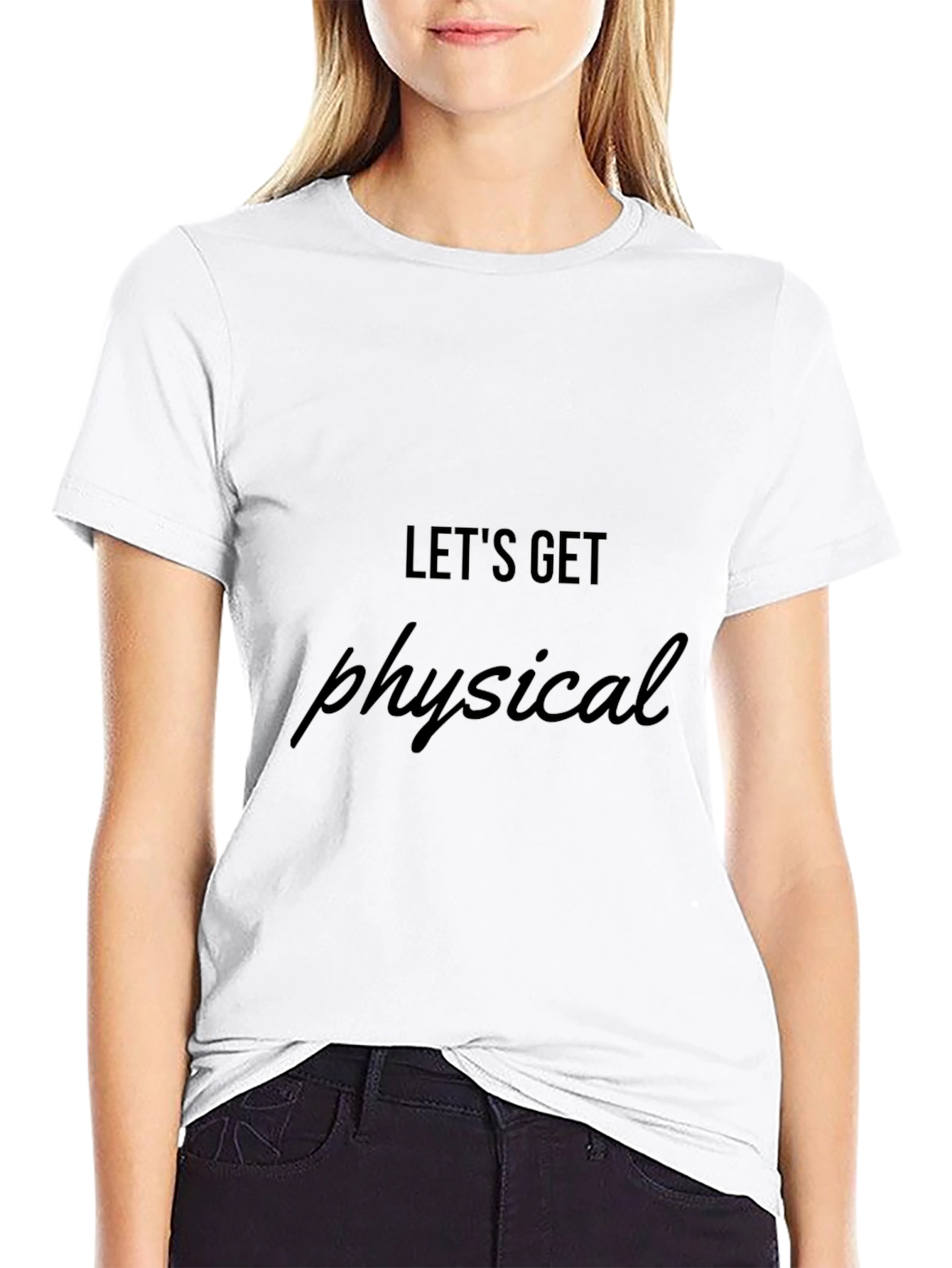 Lets Get Physical Graphic Tee - Black