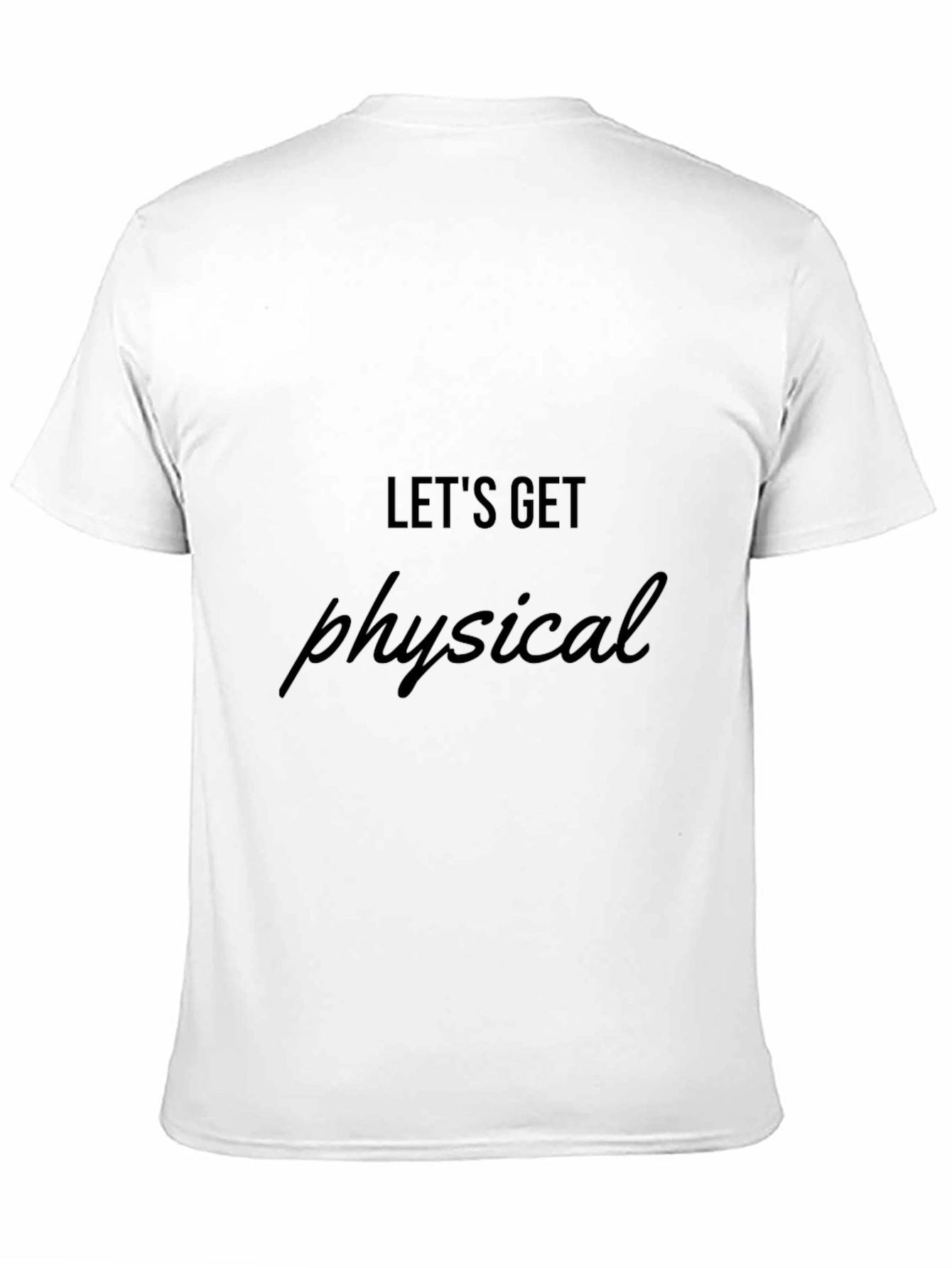 Lets Get Physical Graphic Tee - Black