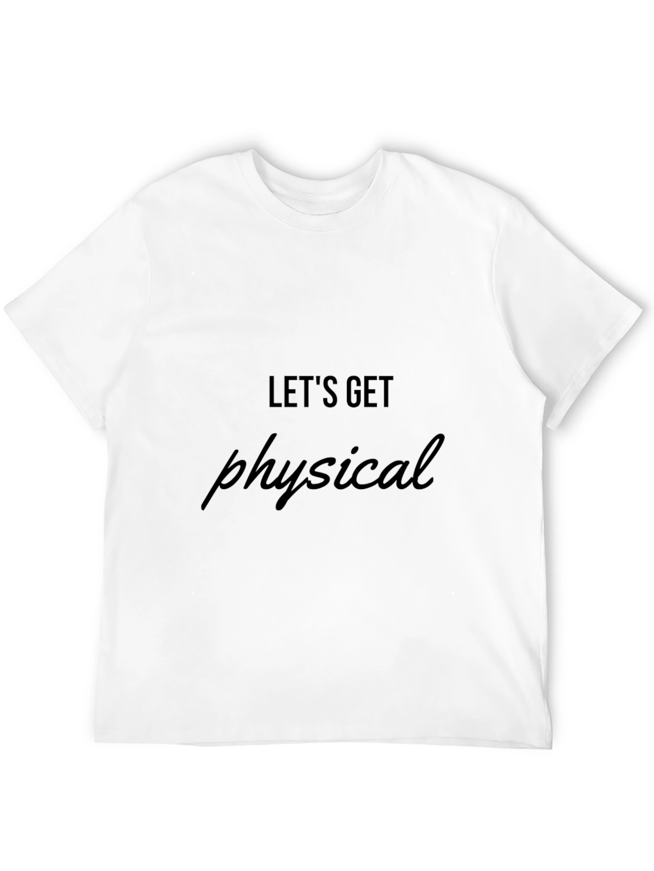 Lets Get Physical Graphic Tee - Black