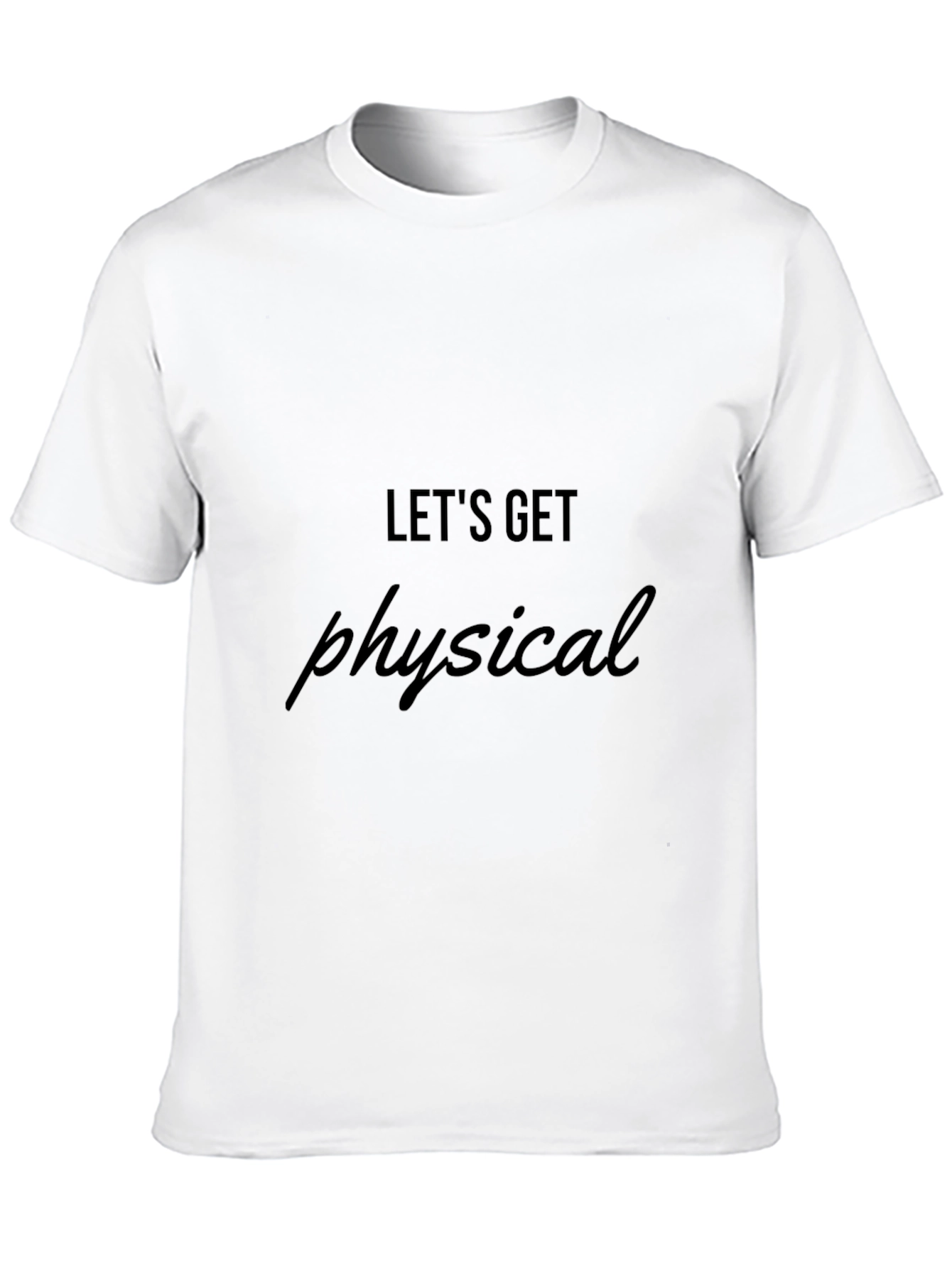 Lets Get Physical Graphic Tee - Black