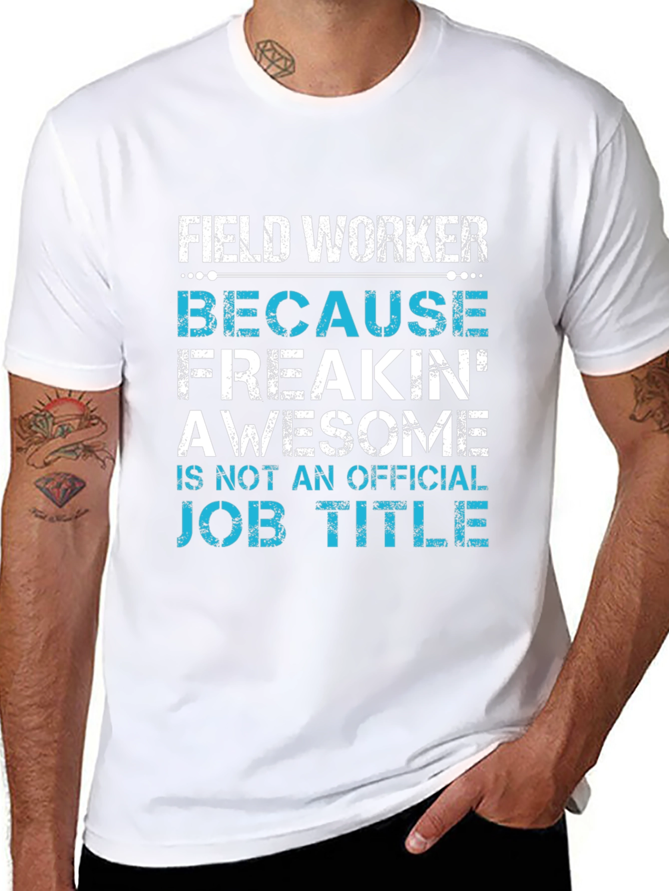 Field Worker Awesome Job Title T-Shirt