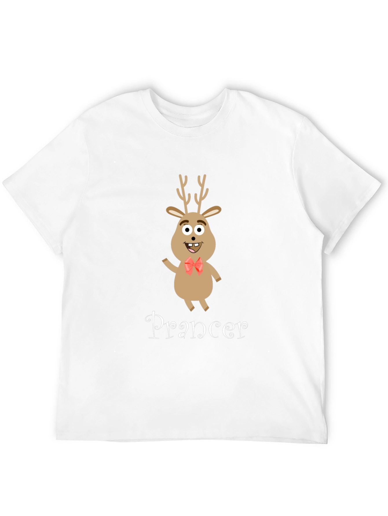 Prancer Reindeer Graphic Tee