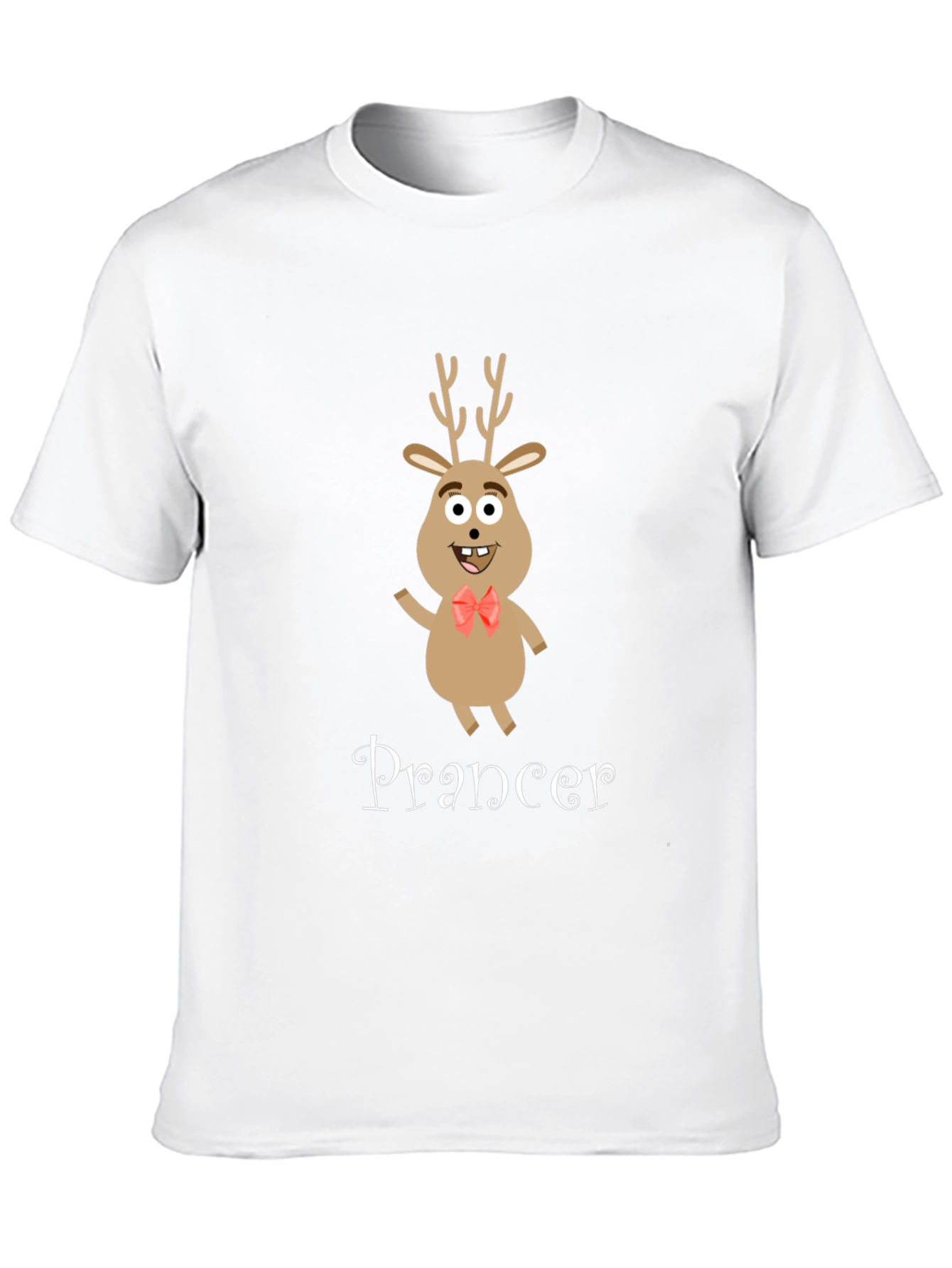 Prancer Reindeer Graphic Tee