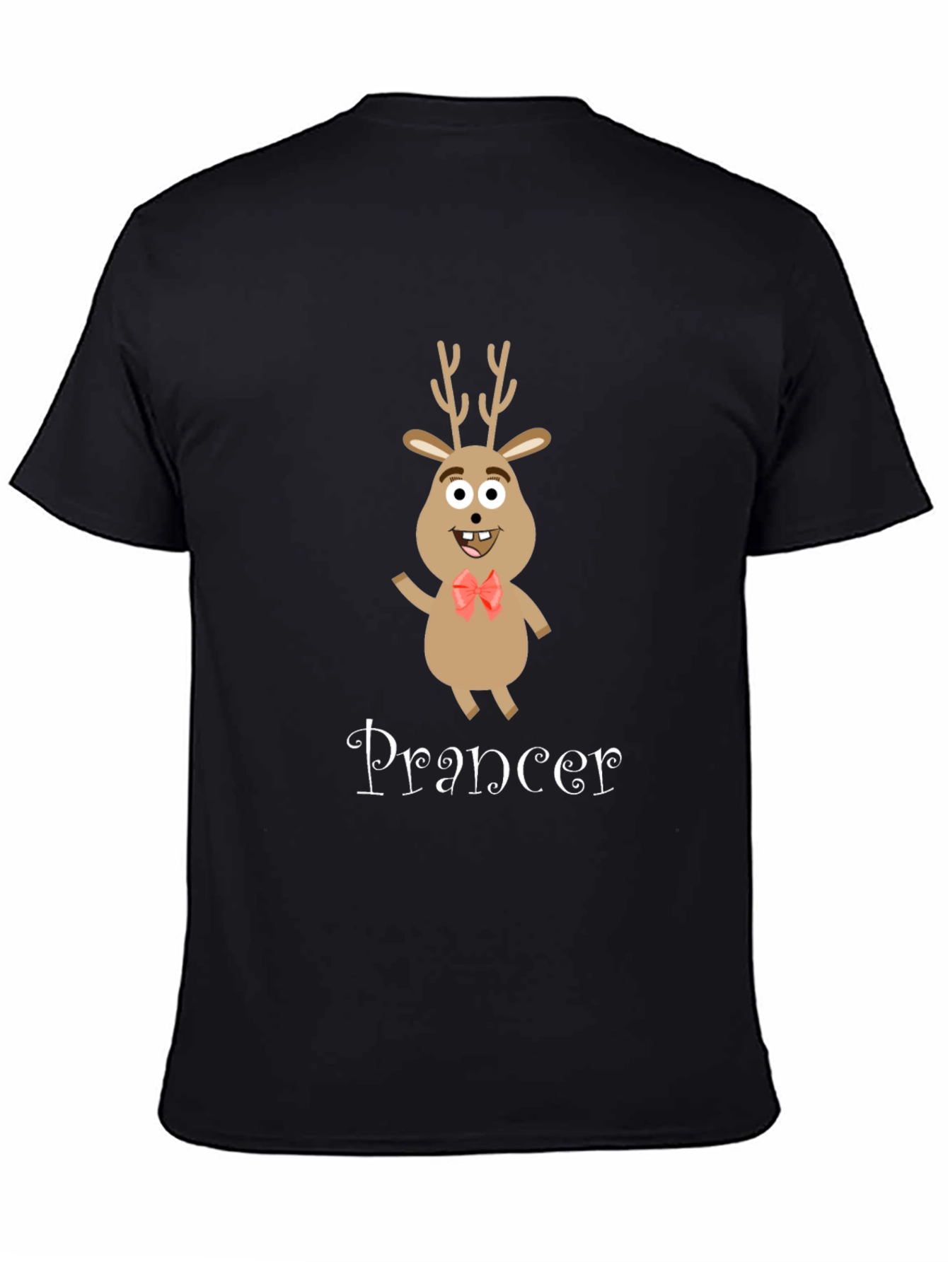 Prancer Reindeer Graphic Tee