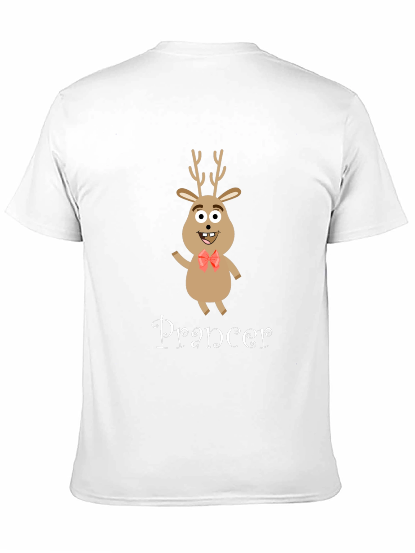 Prancer Reindeer Graphic Tee