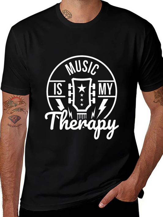 Music Is My Therapy Graphic Tee