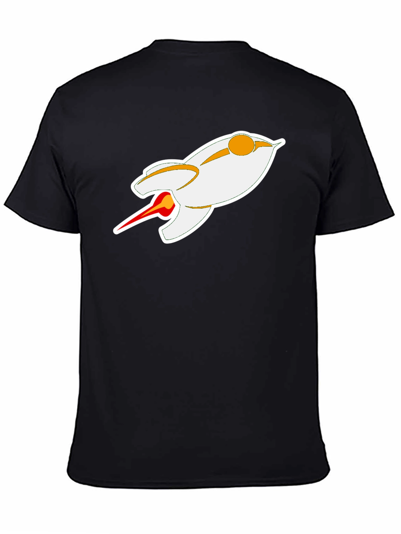 Futuristic Rocket T-Shirt - Sci-Fi Style
